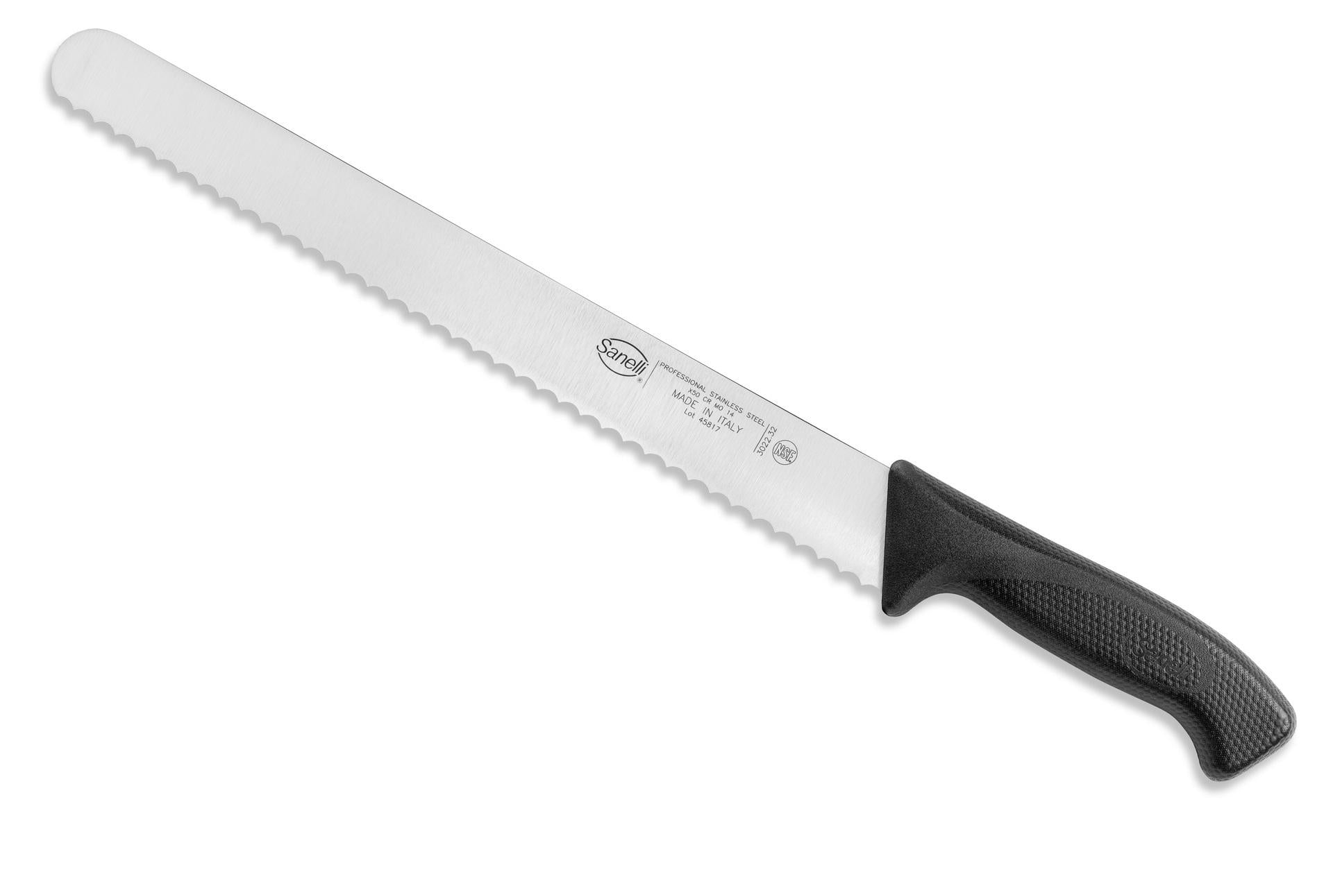 Sanelli Skin Coltello Pane 32 cm In Acciaio Inox Con Manico Ergonomico