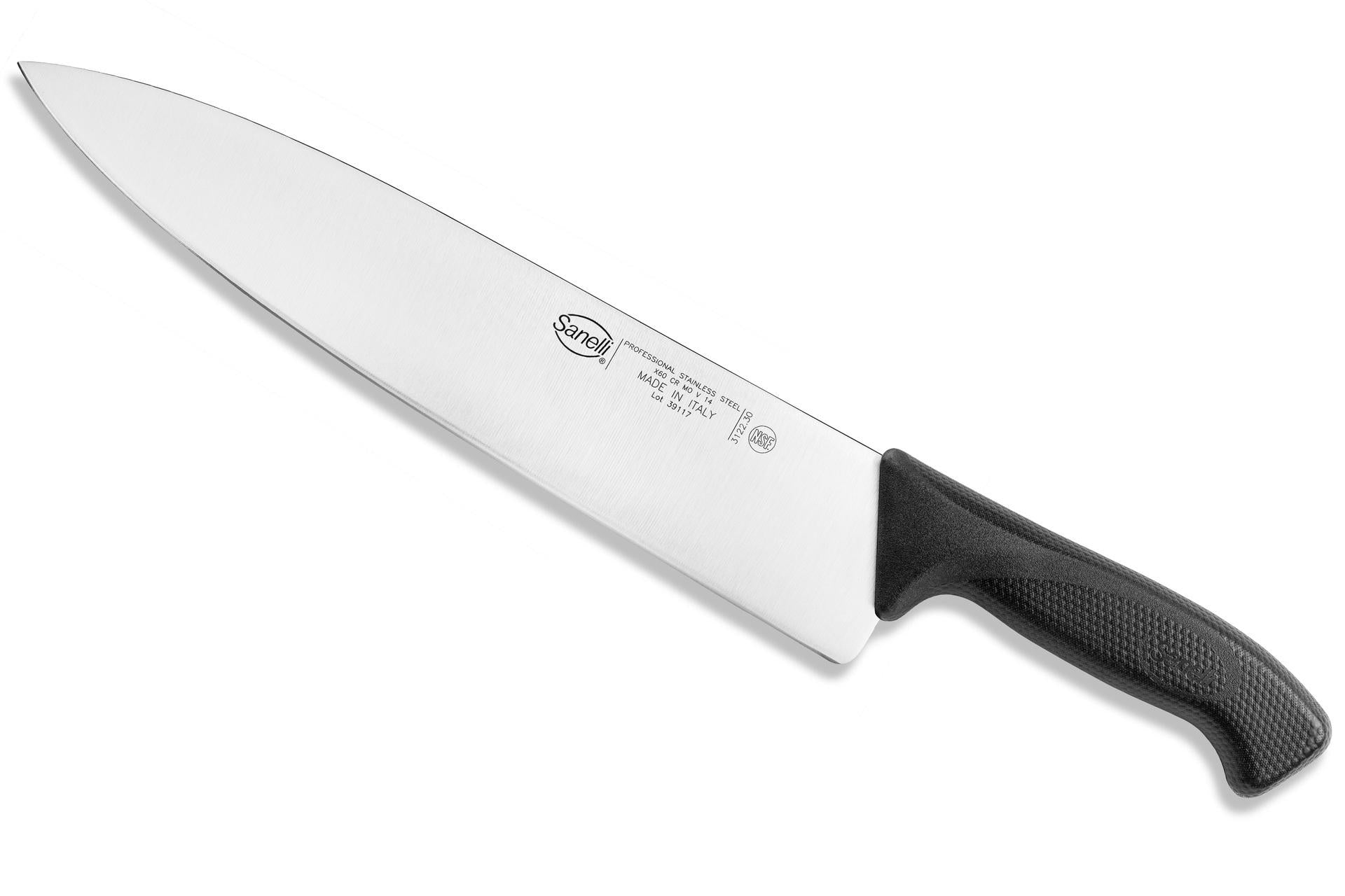Sanelli Skin Coltello da Cucina 30 cm - Lama in Acciaio Inox e Manico Ergonomico