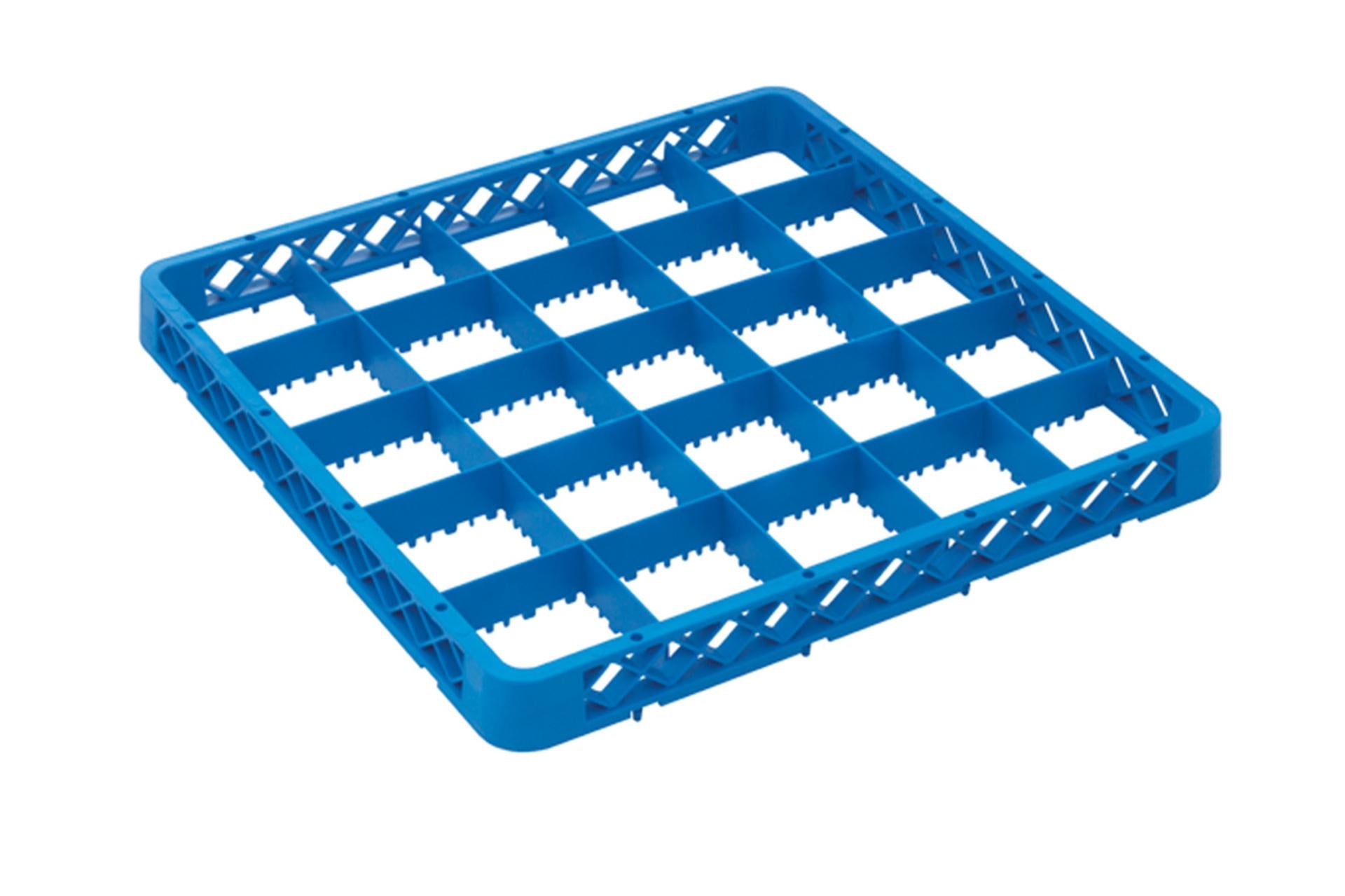 Inox Macel Rialzo Blu Per Base 25 Scomparti 50x50 cm In Polipropilene Per Lavastoviglie