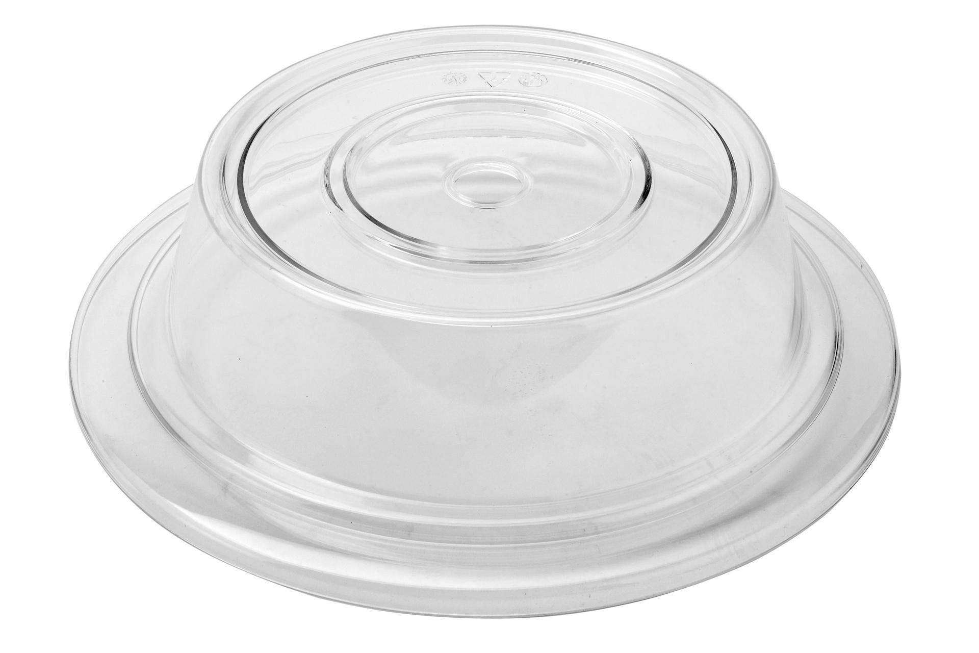 Inox Macel Copripiatto Trasparente Due in Uno Ø24-28 cm In Plastica Lavabile in Lavastoviglie 1