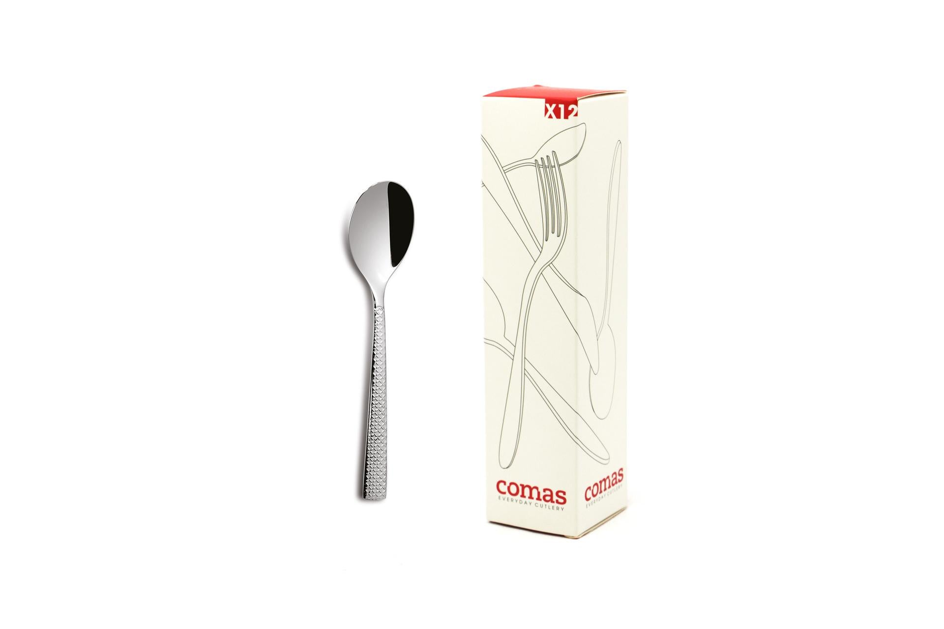 Comas Hidraulic Cucchiaio Moka 2mm Finitura Lucida Nickel Free - Collezione Posate Con Manico Lavorato - Set 12 Pz 3