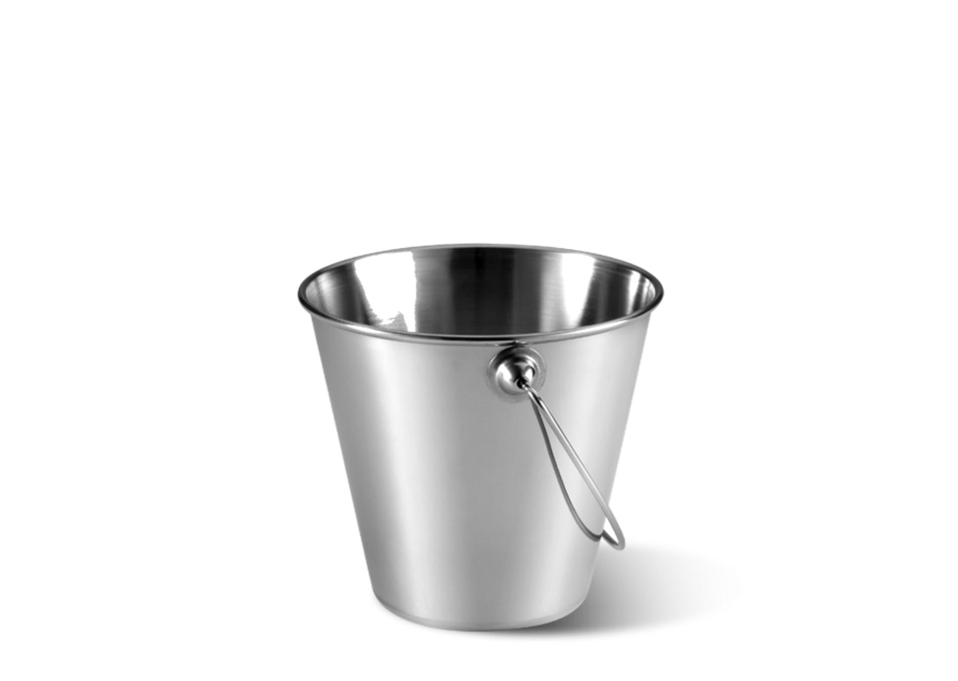 Comas Gourmet Mini Cestino Porta Snack Ø12.5 cm - H.13 cm 0.8L In Acciaio Inox Satinato Con Manico
