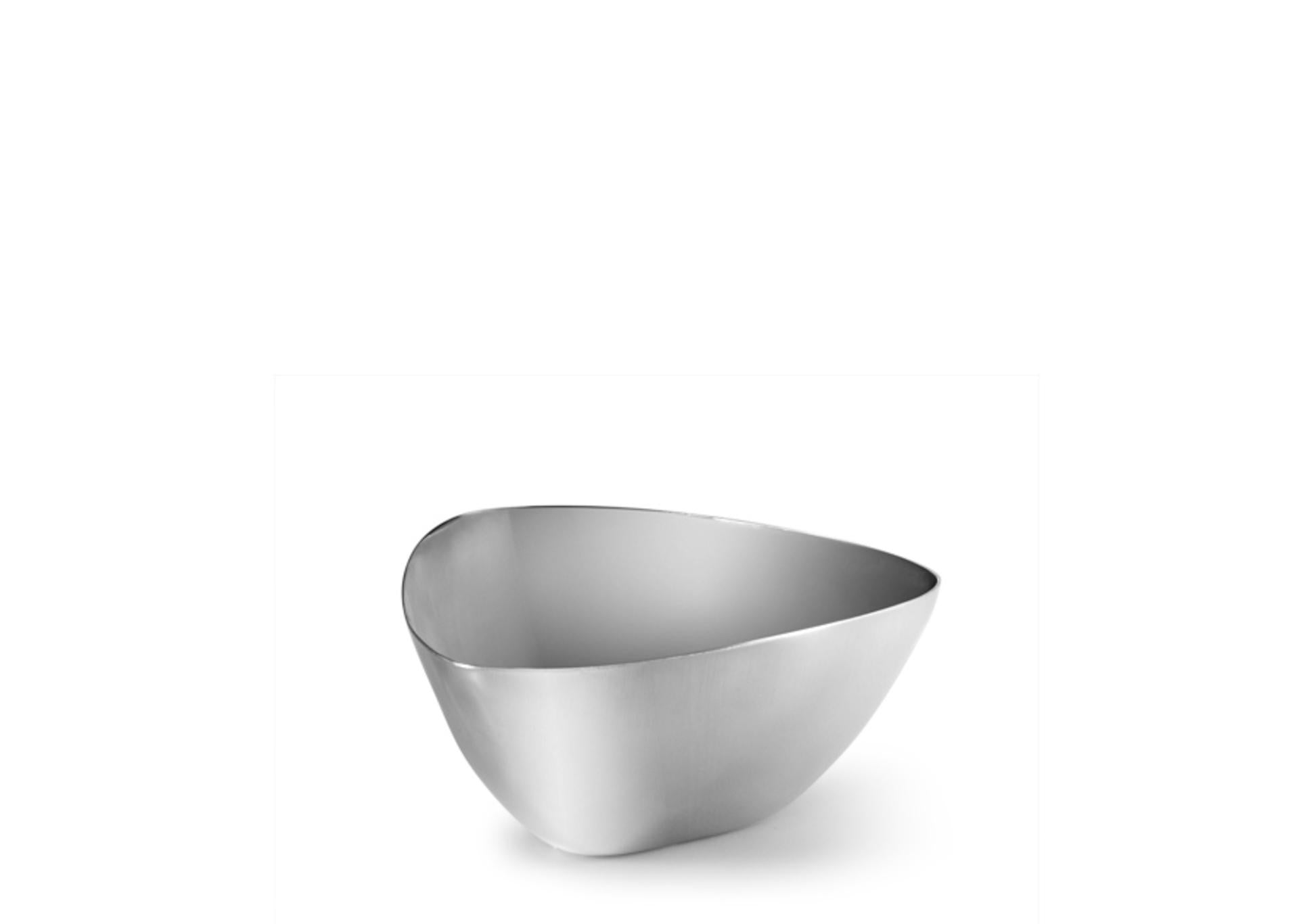 Comas Coppetta Triangolare Inox 9x9 cm - H.4.5 cm In Acciaio Inox Accessorio Bar