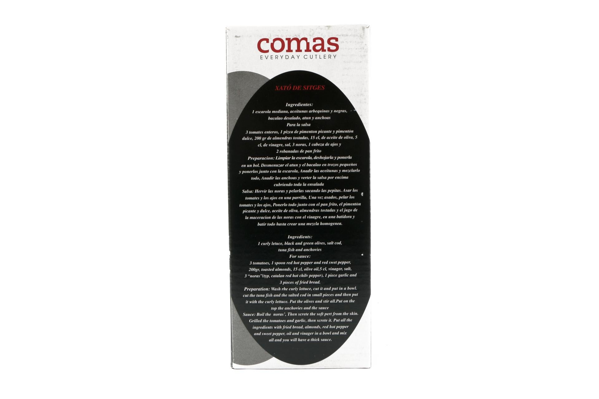 Comas Set Menage 4 Pezzi In Vetro e Acciaio Inox - Oliera e Saliera Con Supporto Inox - Set 4 Pz 6