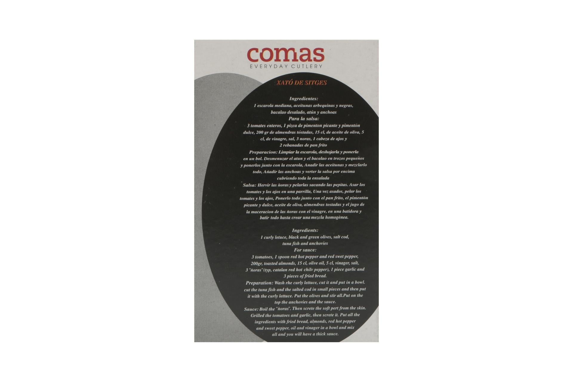 Comas Set Sale e Pepe Paris In Vetro e Acciaio Inox 6