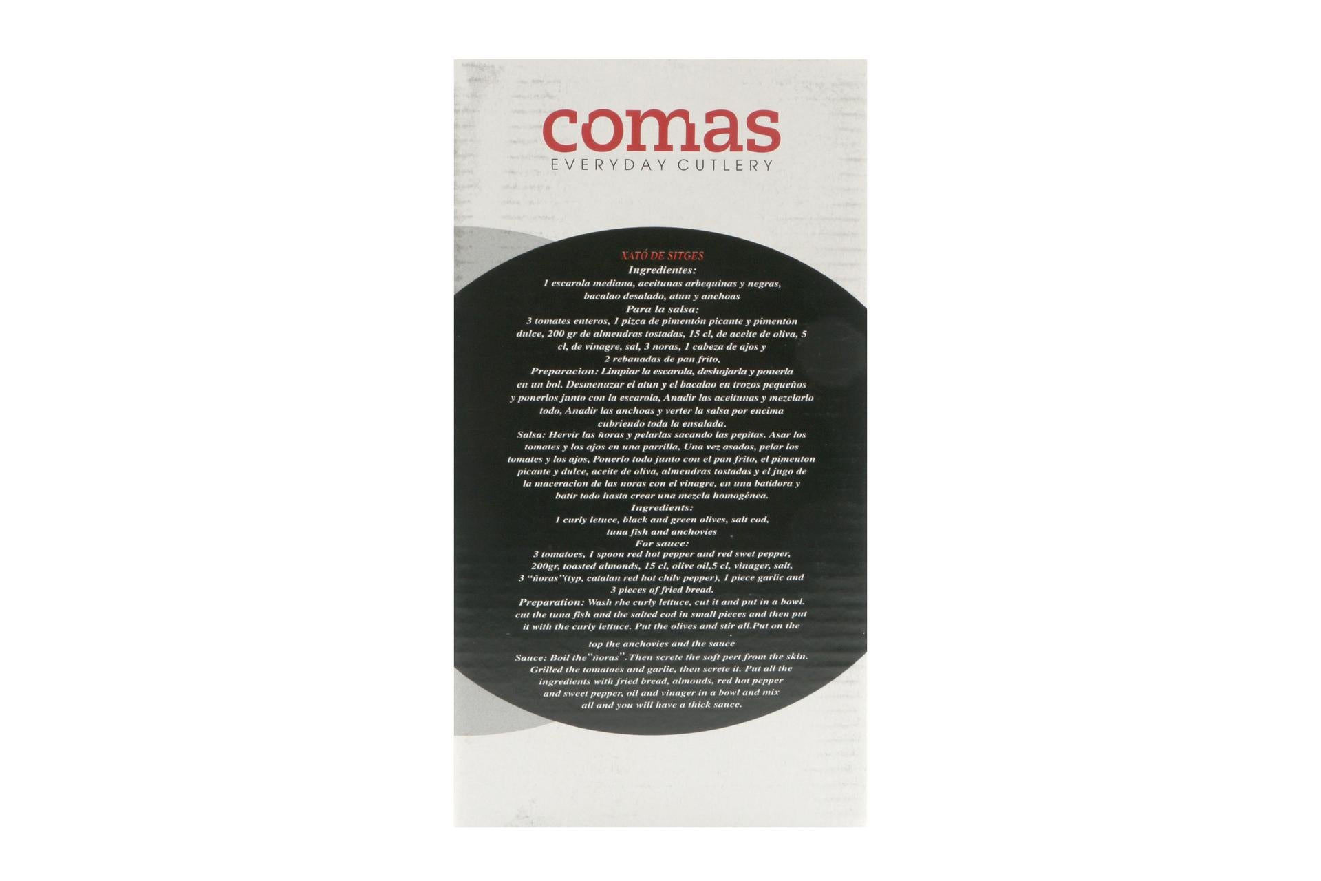 Comas Menage 4 Pezzi In Vetro e Acciaio Inox 3103 - Set Oliera Con Supporto Filo Inox - Set 4 Pz 6