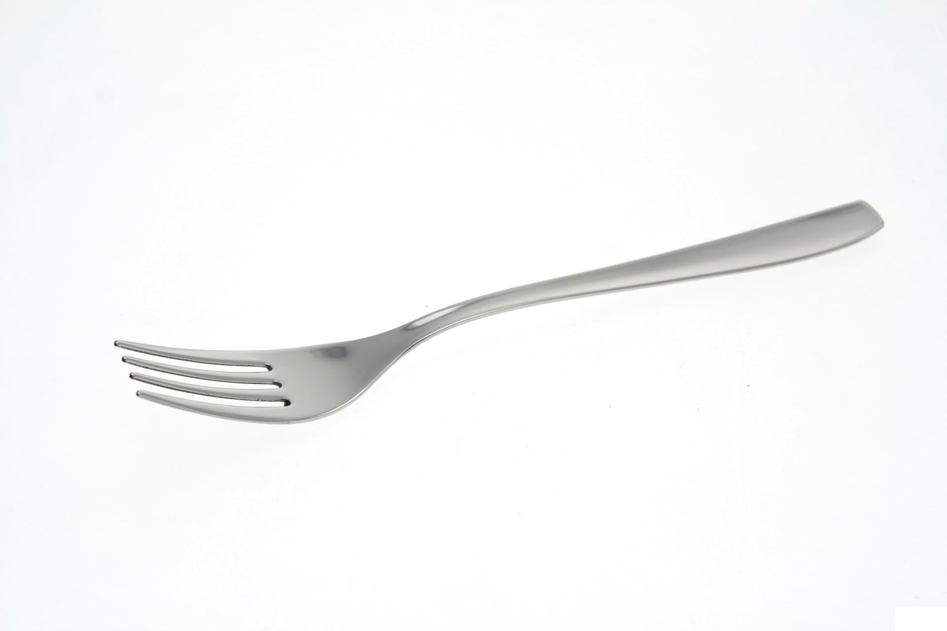 Gnali Hotel Forchetta Tavola 18/10 - Spessore 1.8 mm In Acciaio Inox - Set 12 Pz