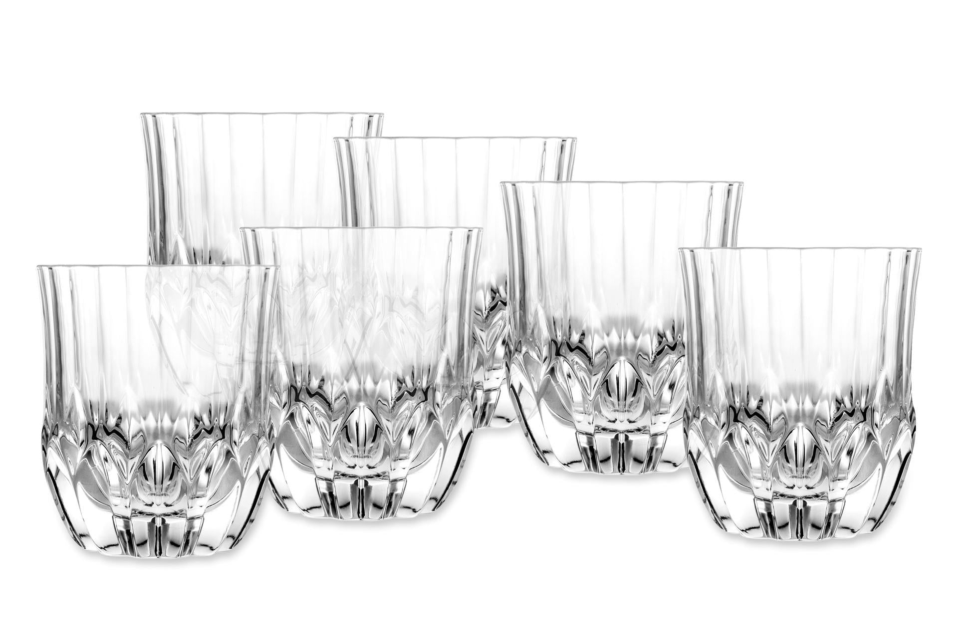 RCR Cristalleria Italiana Adagio Set 6 Bicchieri DOF 35 cl In Vetro Cristallino Eco-Compatibile - Set 6 Pz