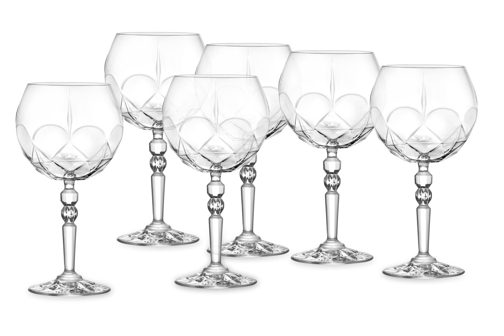 RCR Cristalleria Italiana Alkemist Set 6 Calici Gin 58 cl In Vetro Cristallino - Set 6 Pz