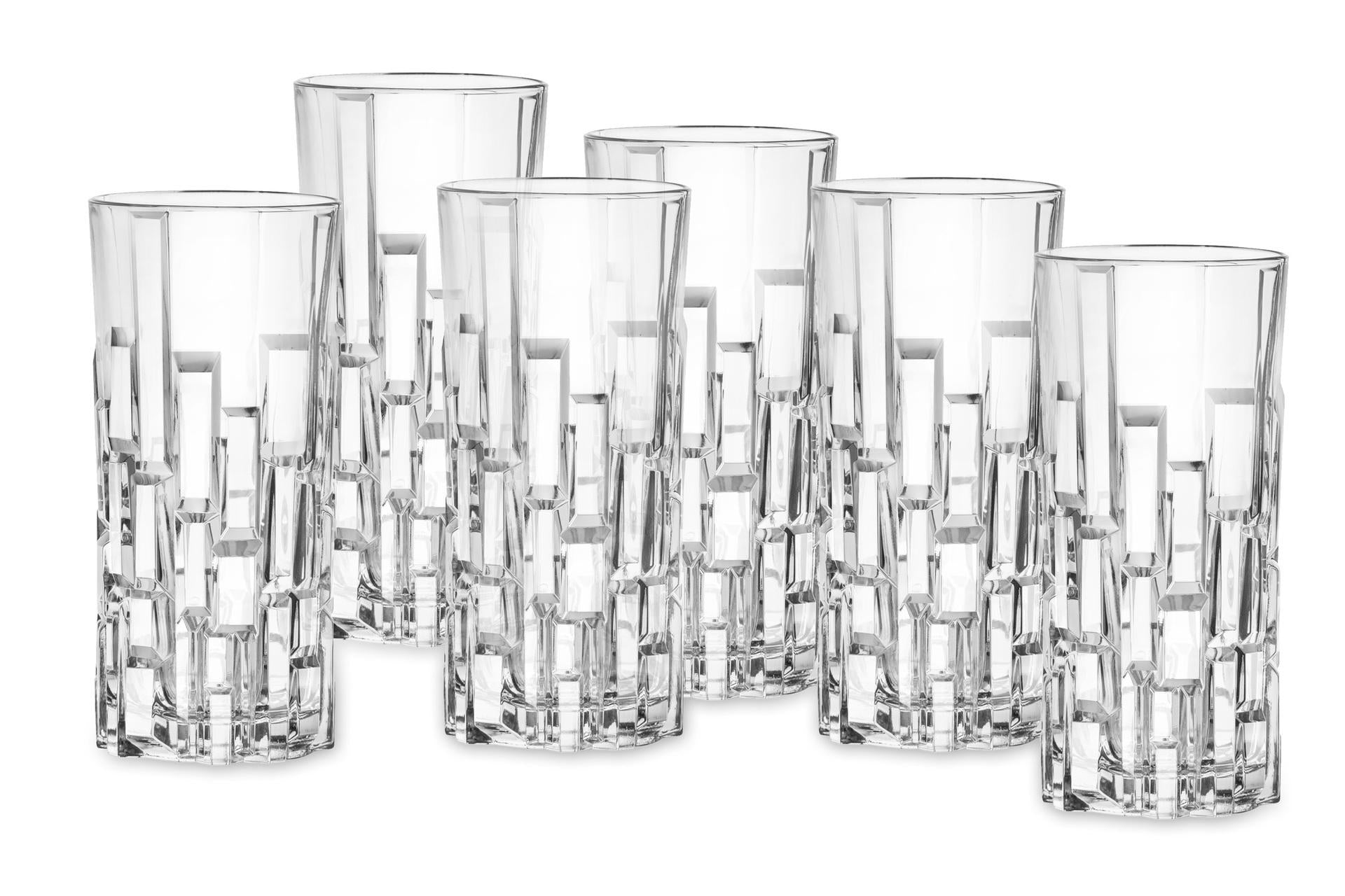 RCR Cristalleria Italiana Etna Set 6 Bicchieri HB 34 cl - Set 6 Pz
