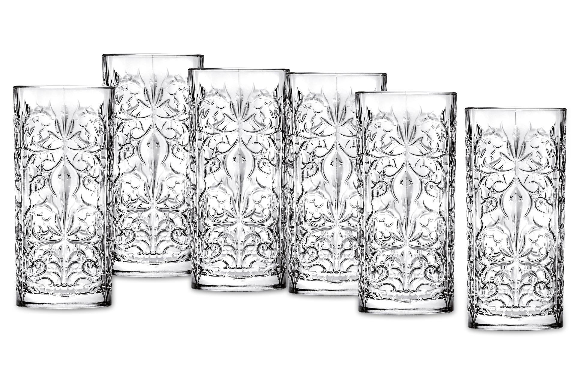 RCR Cristalleria Italiana Tattoo Set 6 Bicchieri HB 37 cl In Eco-Crystal Glass - Set 6 Pz
