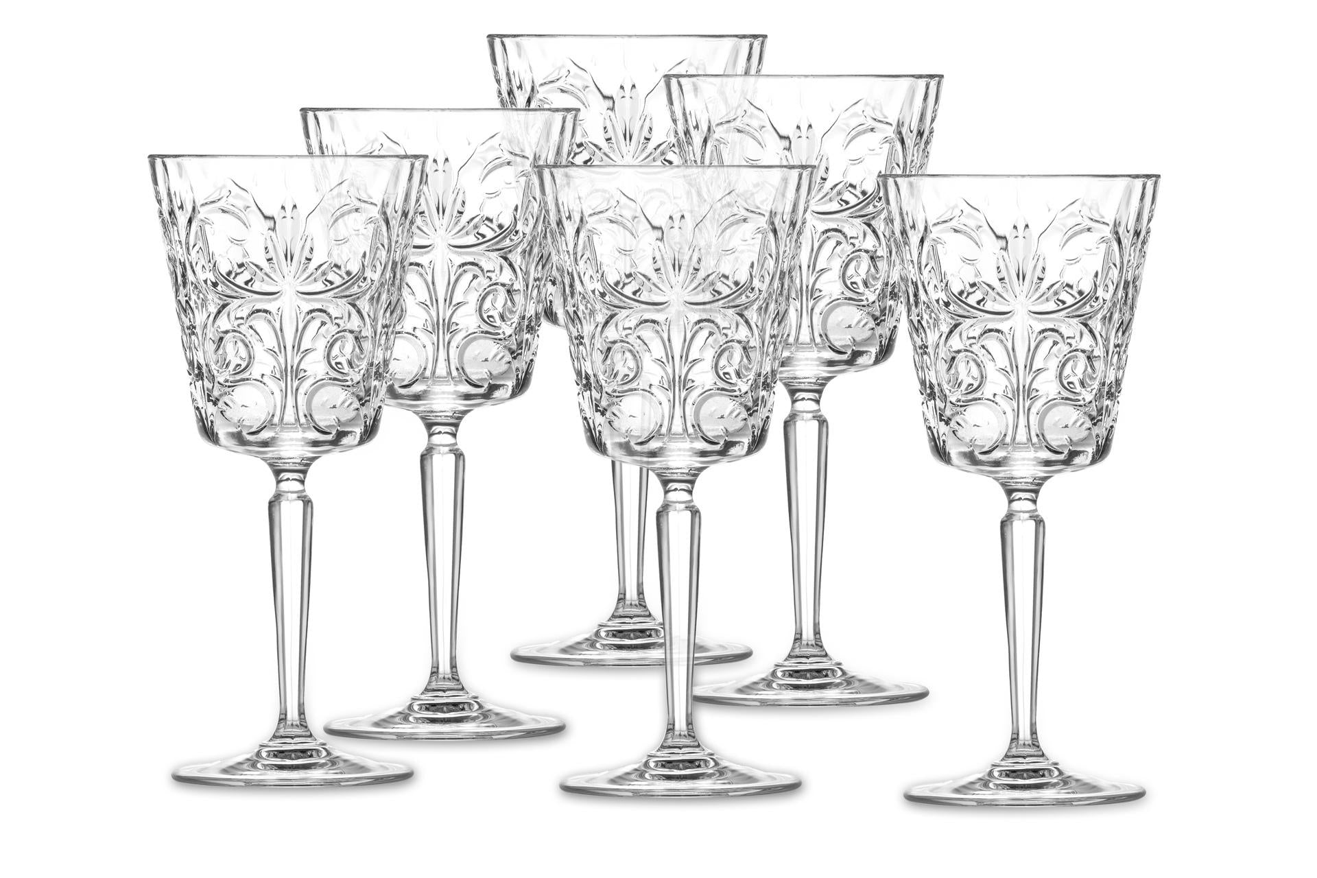 RCR Cristalleria Italiana Tattoo Set 6 Calici Acqua 29 cl In Eco-Crystal Glass - Set 6 Pz