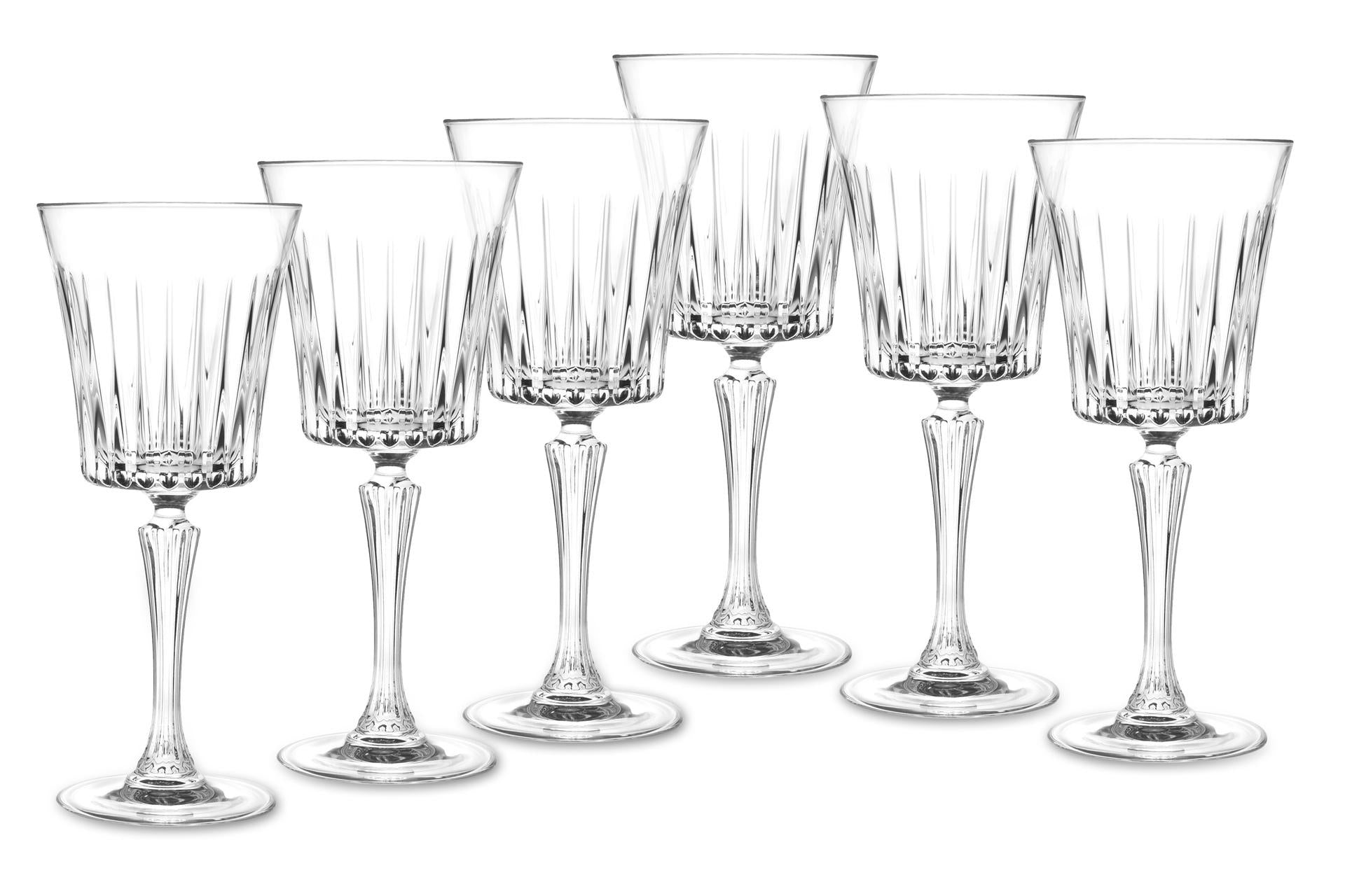 RCR Timeless Set 6 Calici Acqua 30 cl In Eco-Crystal Glass - Set 6 Pz
