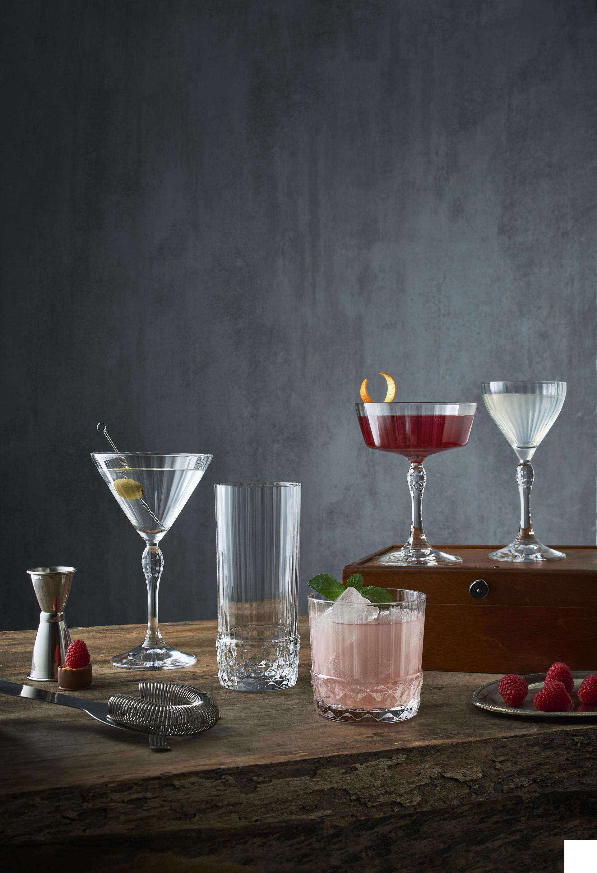 Bormioli Rocco America 20s Set 6 Calici Martini Small 15 cl - H 15.4 cm Ø7.6 cm - Set 6 Pz 3