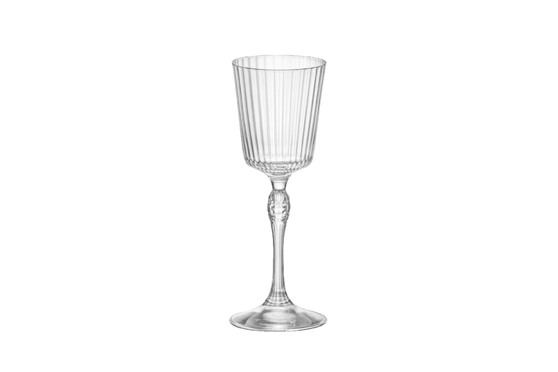 Bormioli Rocco America '20s Set 6 Calici Cordial 8 cl - H.15 cm Ø5.6 cm - Set 6 Pz