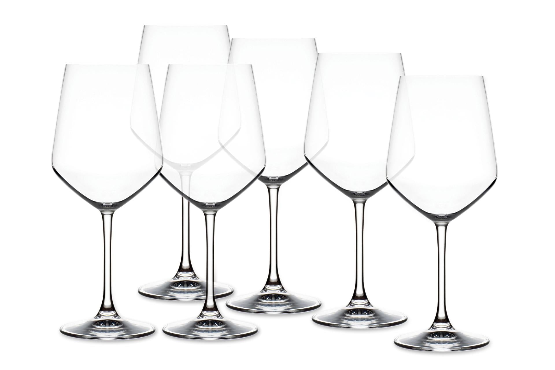 RCR Cristalleria Italiana Universum Set 6 Calici Vino 55 cl - Calice Universale per Vino Rosso, Bianco e Bollicine - Set 6 Pz