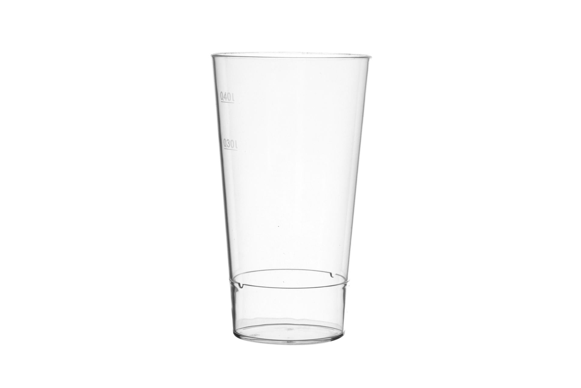 Brevetti Waf Urban Bicchiere Medio 50 cl In SAN - Versatile per Birra e Cocktail - Set 40 Pz