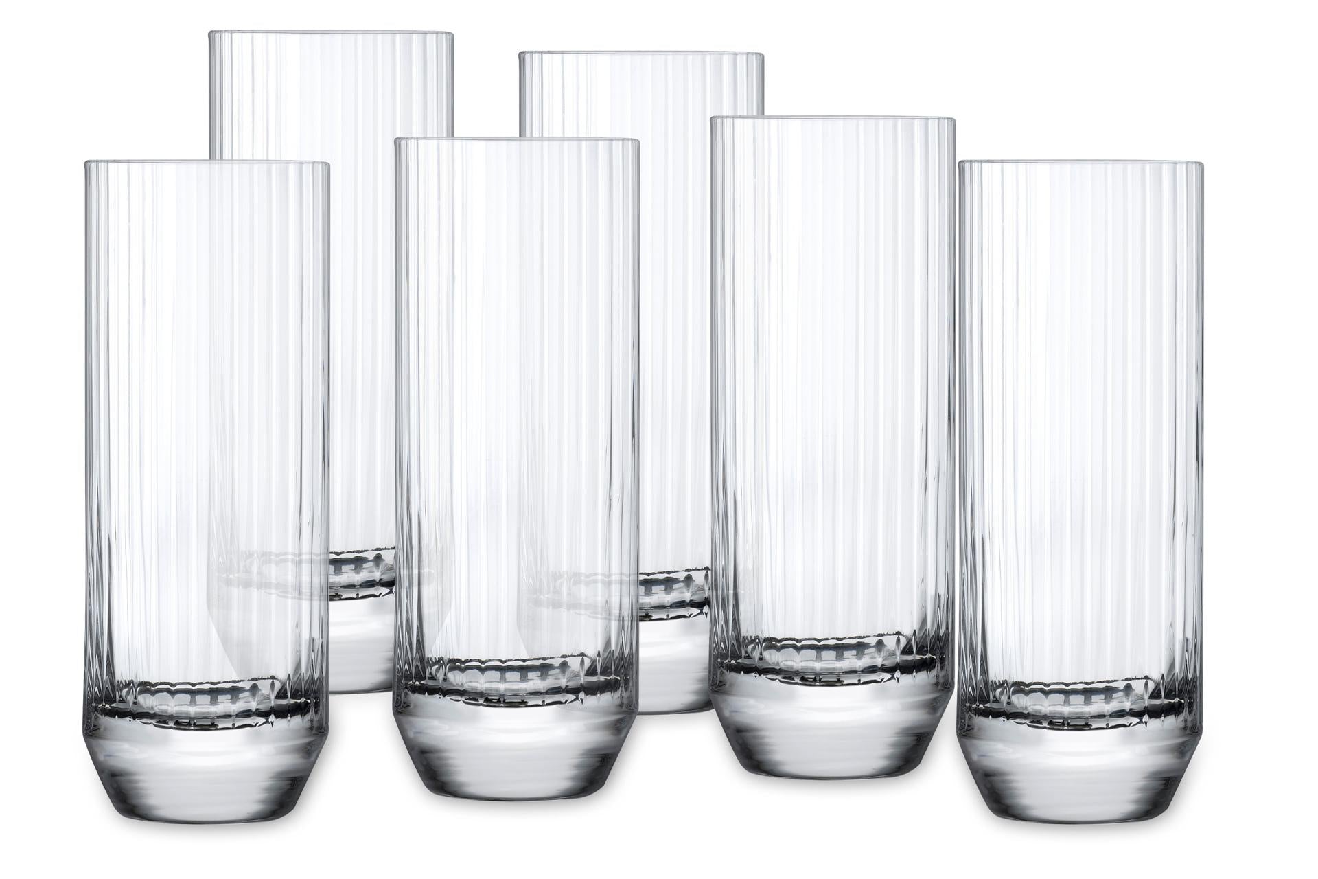 Pasabahce Big Top Set 6 Bicchieri Highball 34 cl - Collezione Nude - Set 6 Pz
