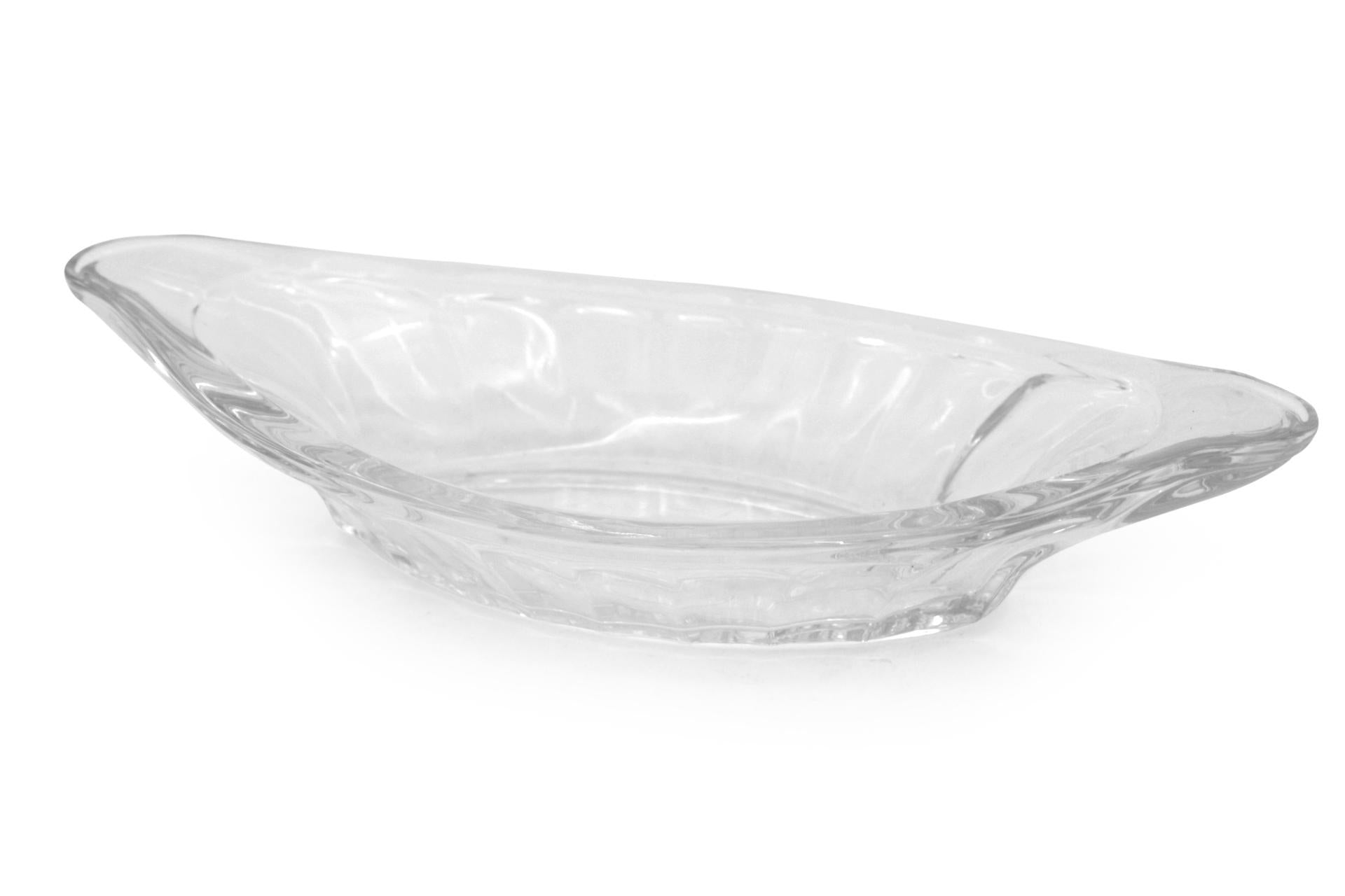 B.V.Koninklijke Piatto Vetro Banana Split Ovale 23 cm - In Vetro Temperato Con Manici - Set 24 Pz