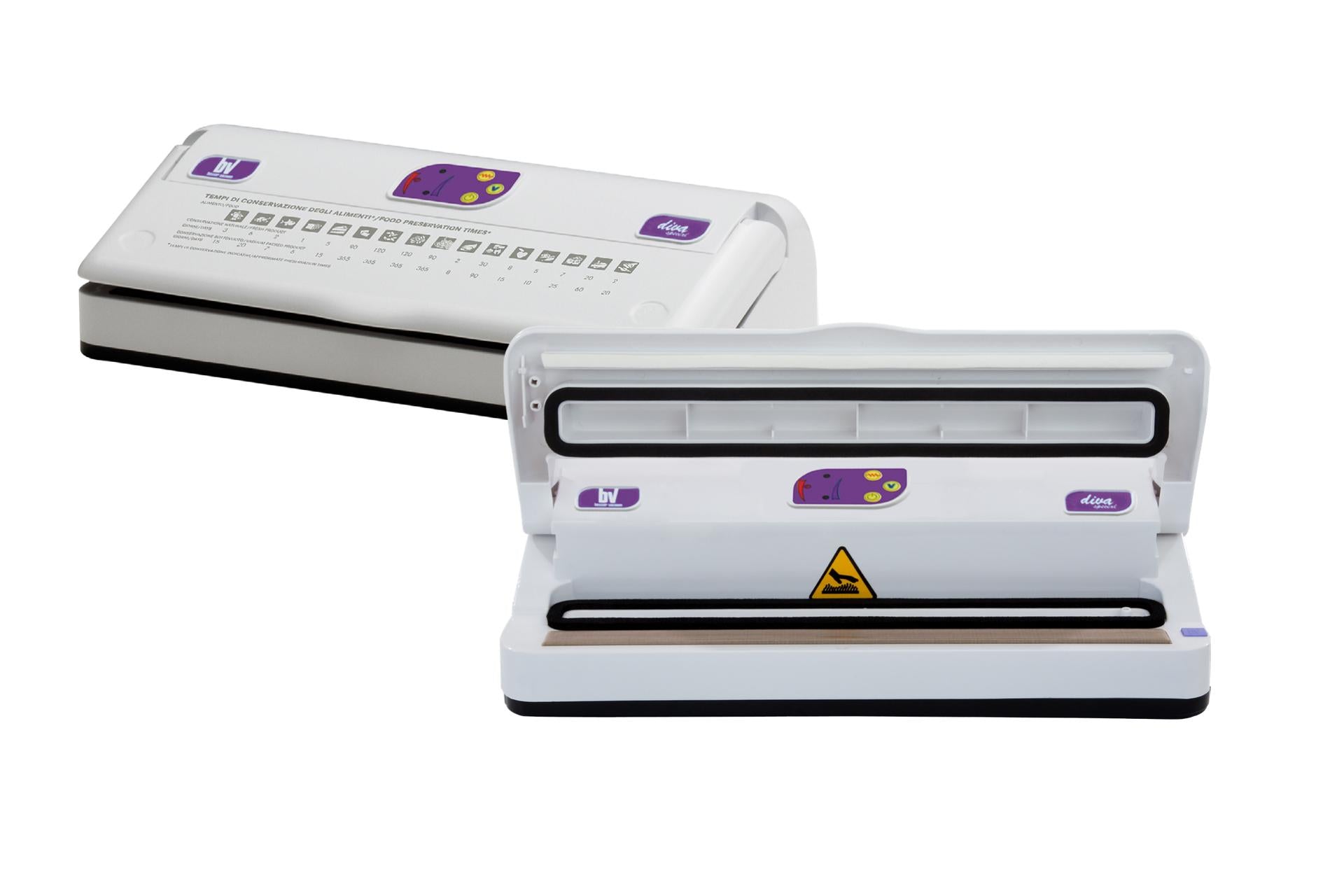 Besser Vacuum Diva Macchina Sottovuoto Professionale Automatica - 38 x 18 x 11 cm Con Barra per Sacchetti Fino a 30 cm