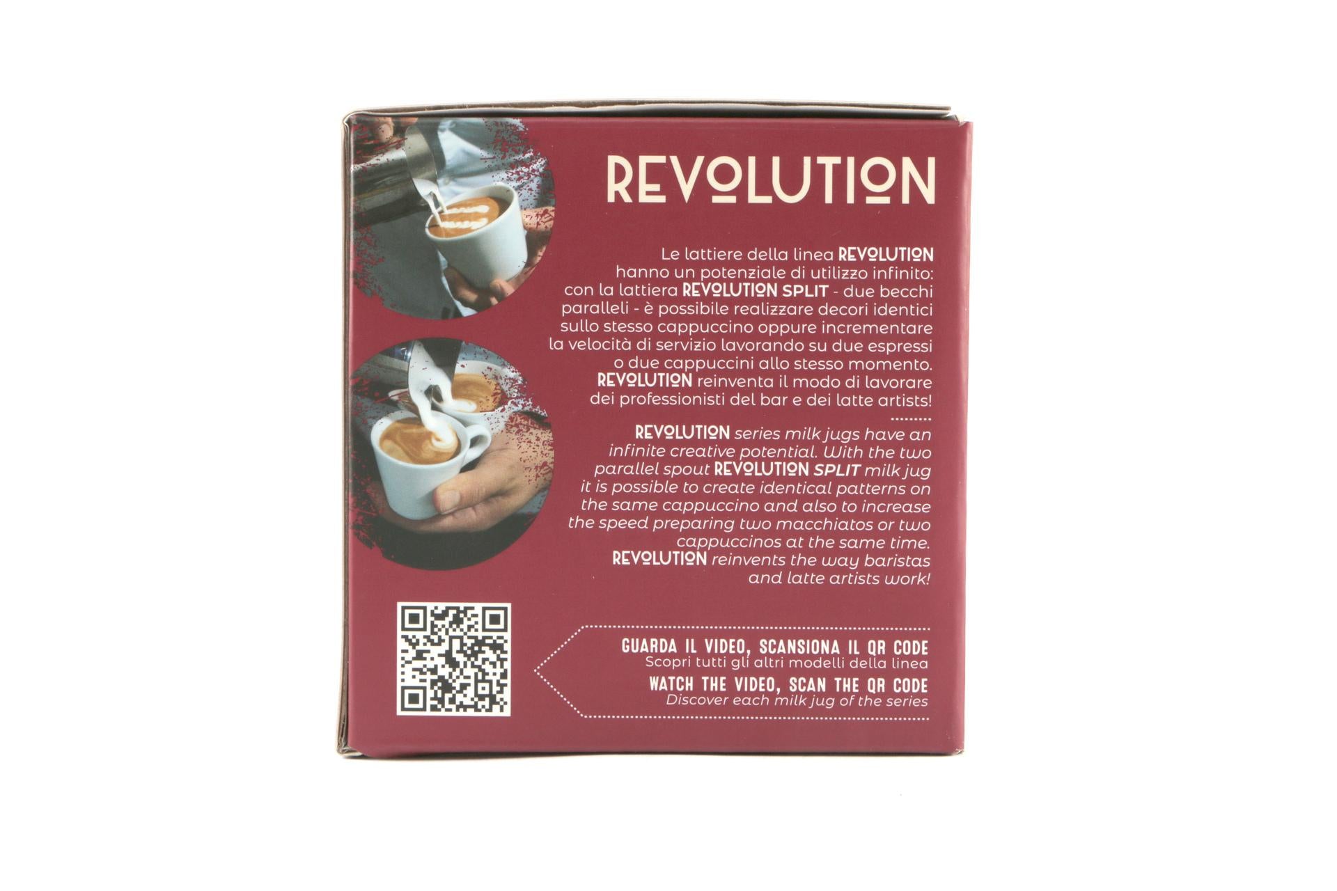 Ilsa Revolution Split Lattiera 2 Beccucci Paralleli - Tazze 6 In Acciaio Inox 6