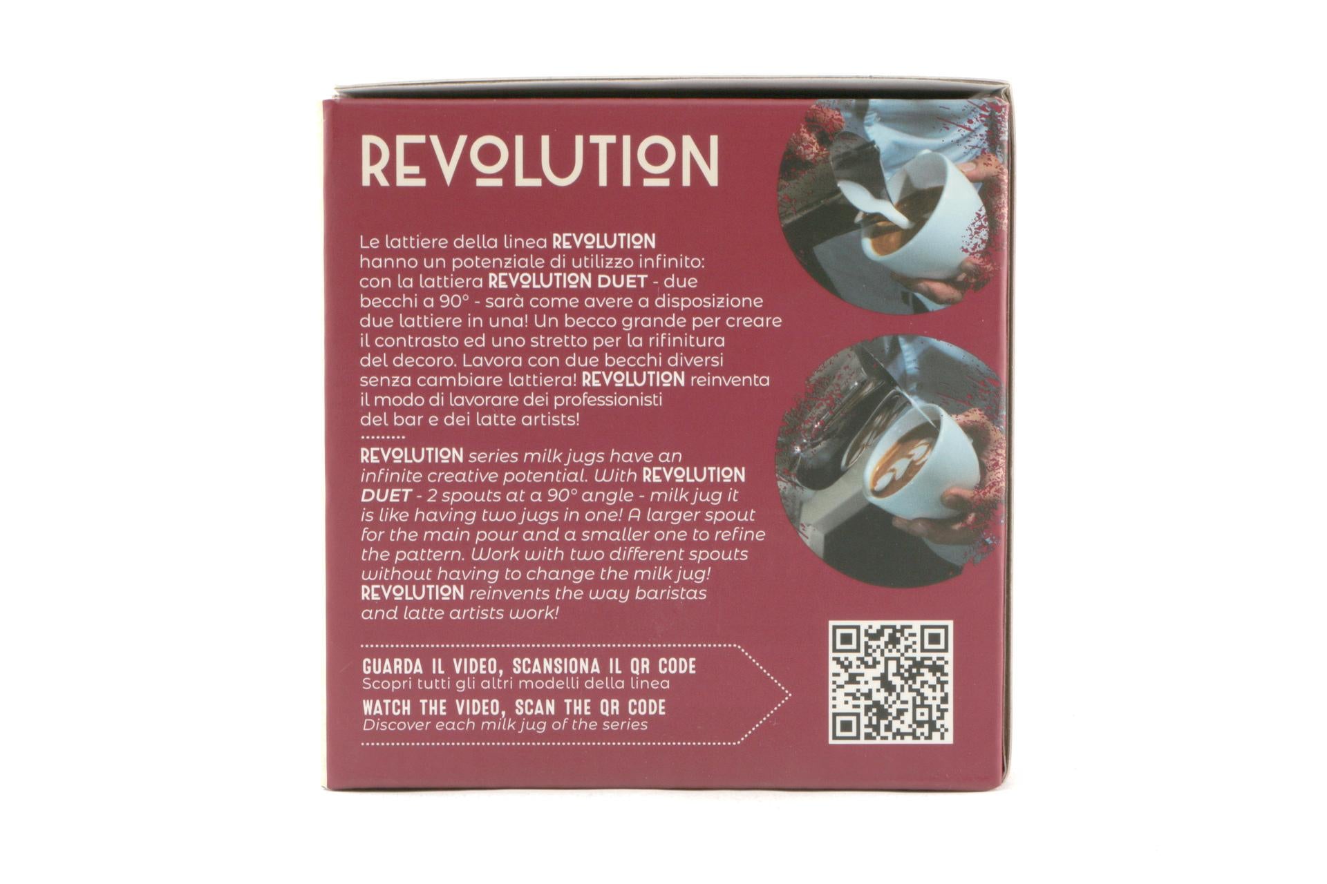 Ilsa Revolution Duet Lattiera 2 Beccucci 50cl Inox - Becco Grande e Piccolo a 90° 6