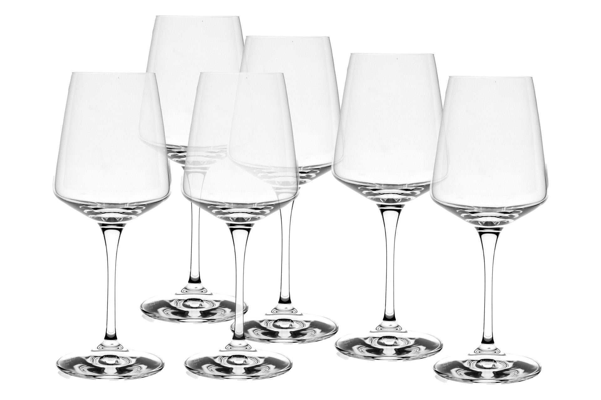 RCR Cristalleria Italiana Aria Set 6 Calici Vino 46 cl In Cristallo Ecologico - Set 6 Pz