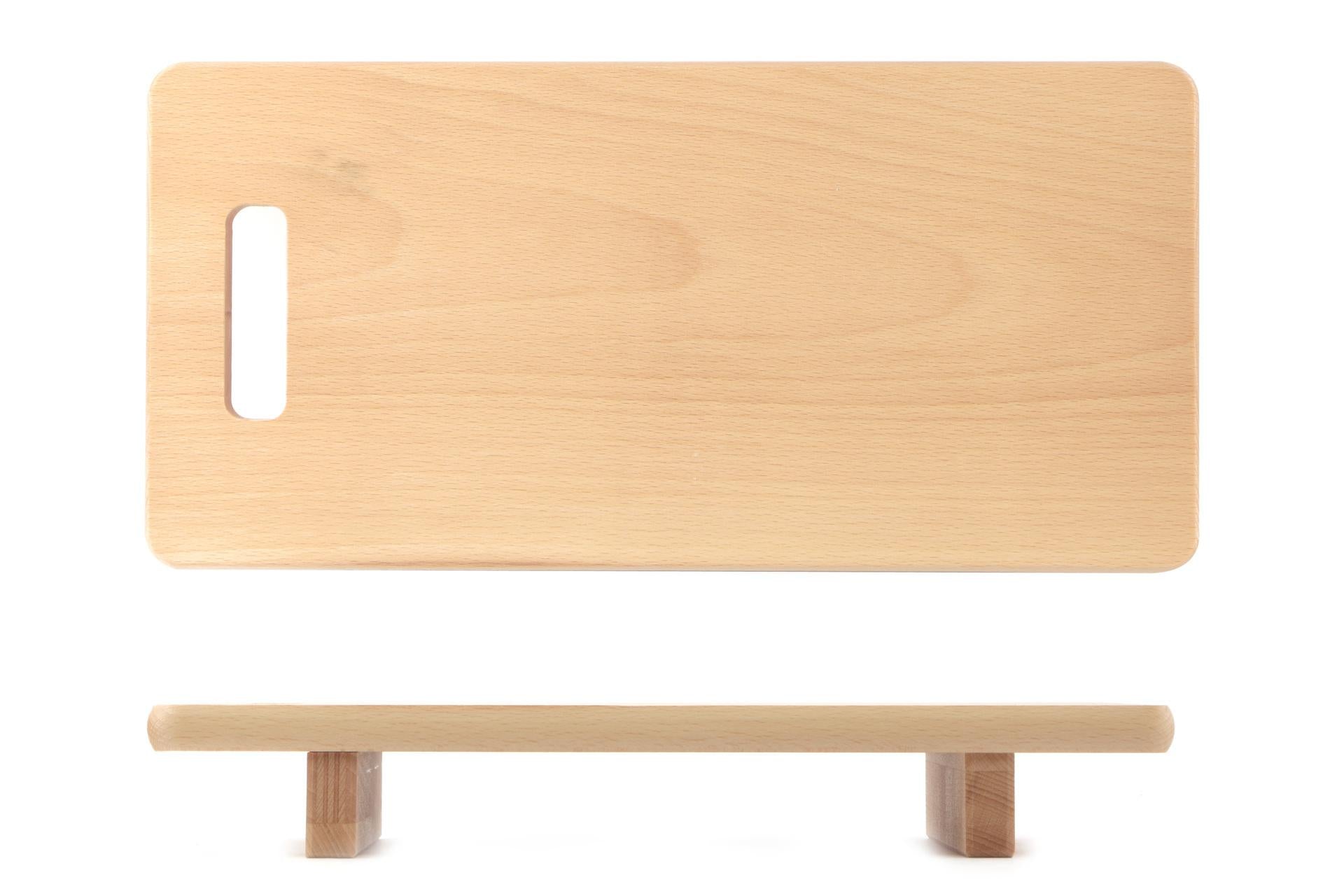 Bisetti Tagliere Sushi In Legno H.5.7 cm - 39 x 18 cm