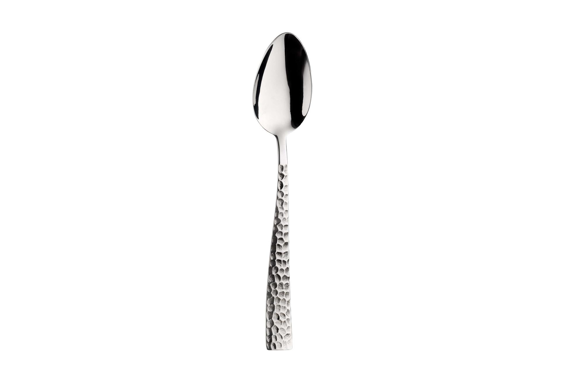 Pintinox Palace Cucchiaio Frutta In Acciaio Inox 18/10 - Spessore 2.5 mm Con Manico Effetto Martellato - Set 12 Pz