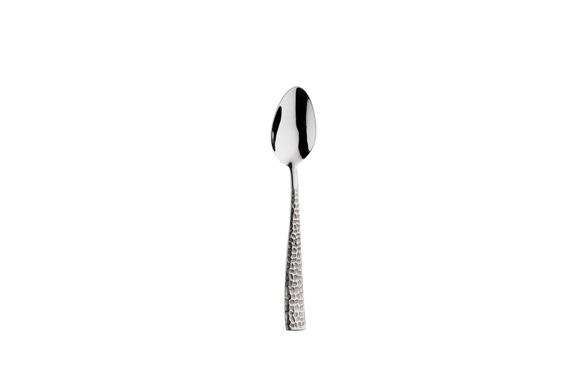 Pintinox Palace Cucchiaino Caffè In Acciaio 18/10 - Spessore 2.5 mm Con Manico Effetto Martellato - Set 12 Pz