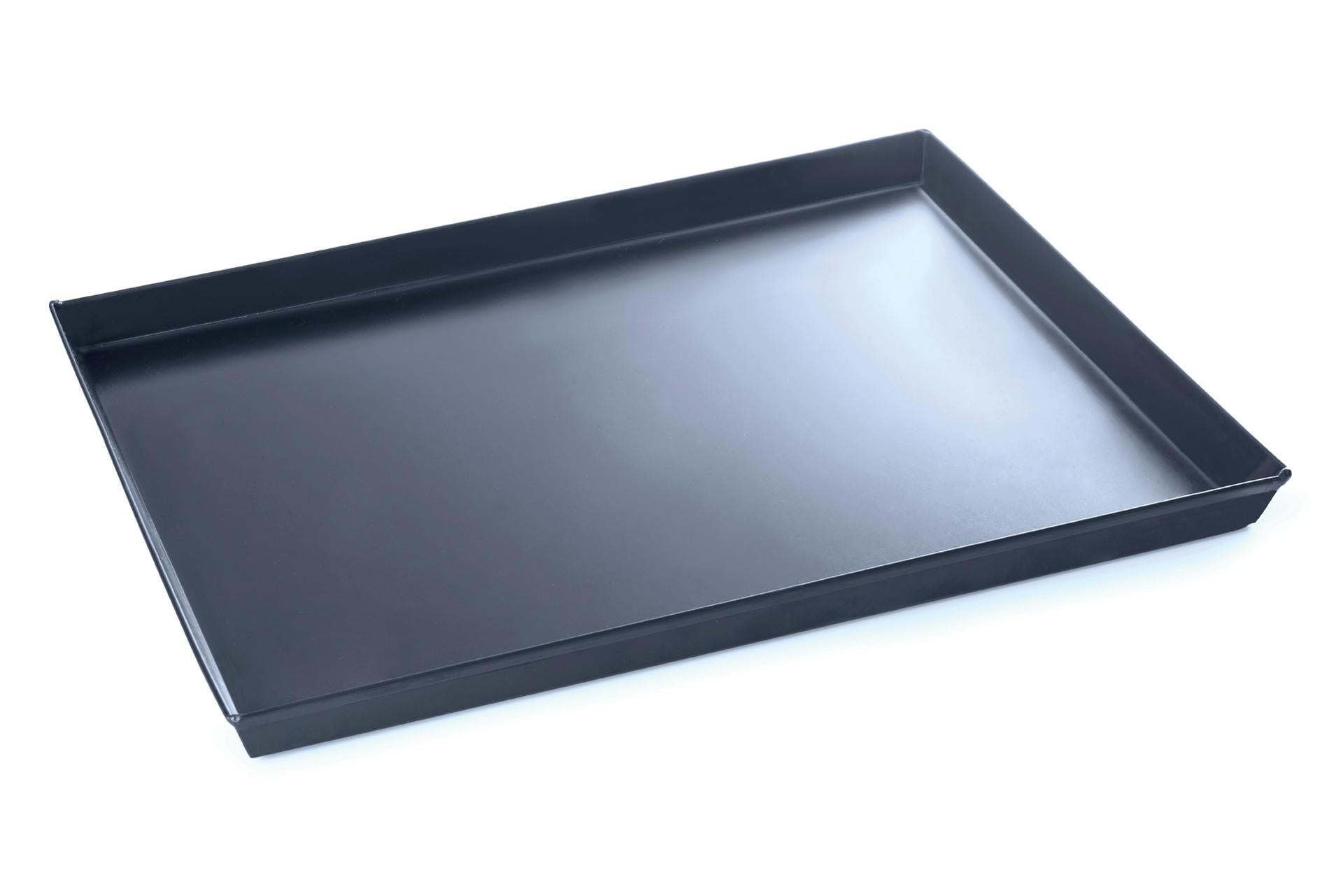 Cerutti Inox Teglia Rettangolare Lamiera Blu H.3 cm - 35 x 28 cm Con Pareti Svasate