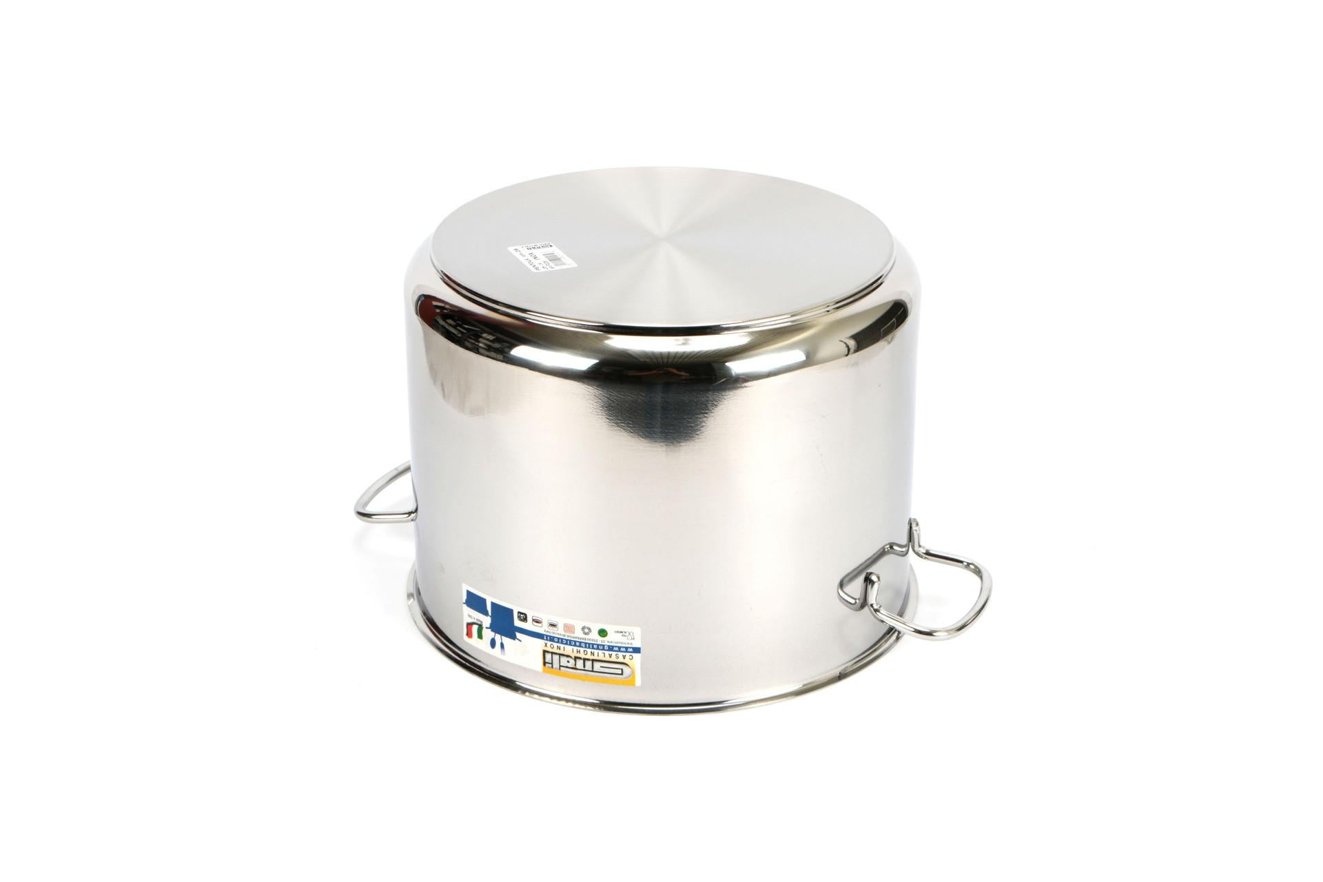 Gnali Realterm Pentola Ø20 cm In Acciaio Inox Compatibile con Induzione