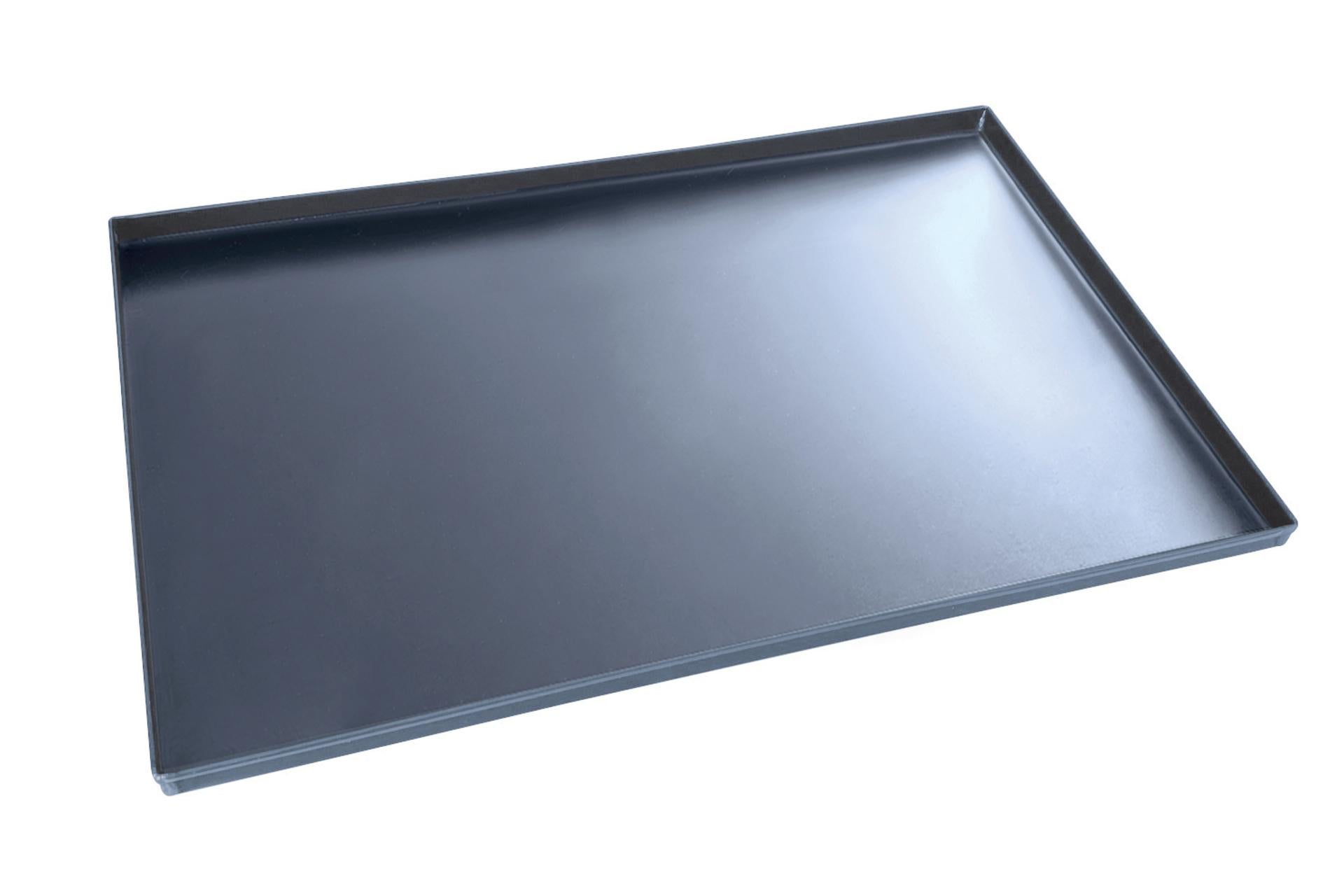 Cerutti Inox Teglia Rettangolare Lamiera Blu Pareti Dritte H2 cm - 60 x 20 cm