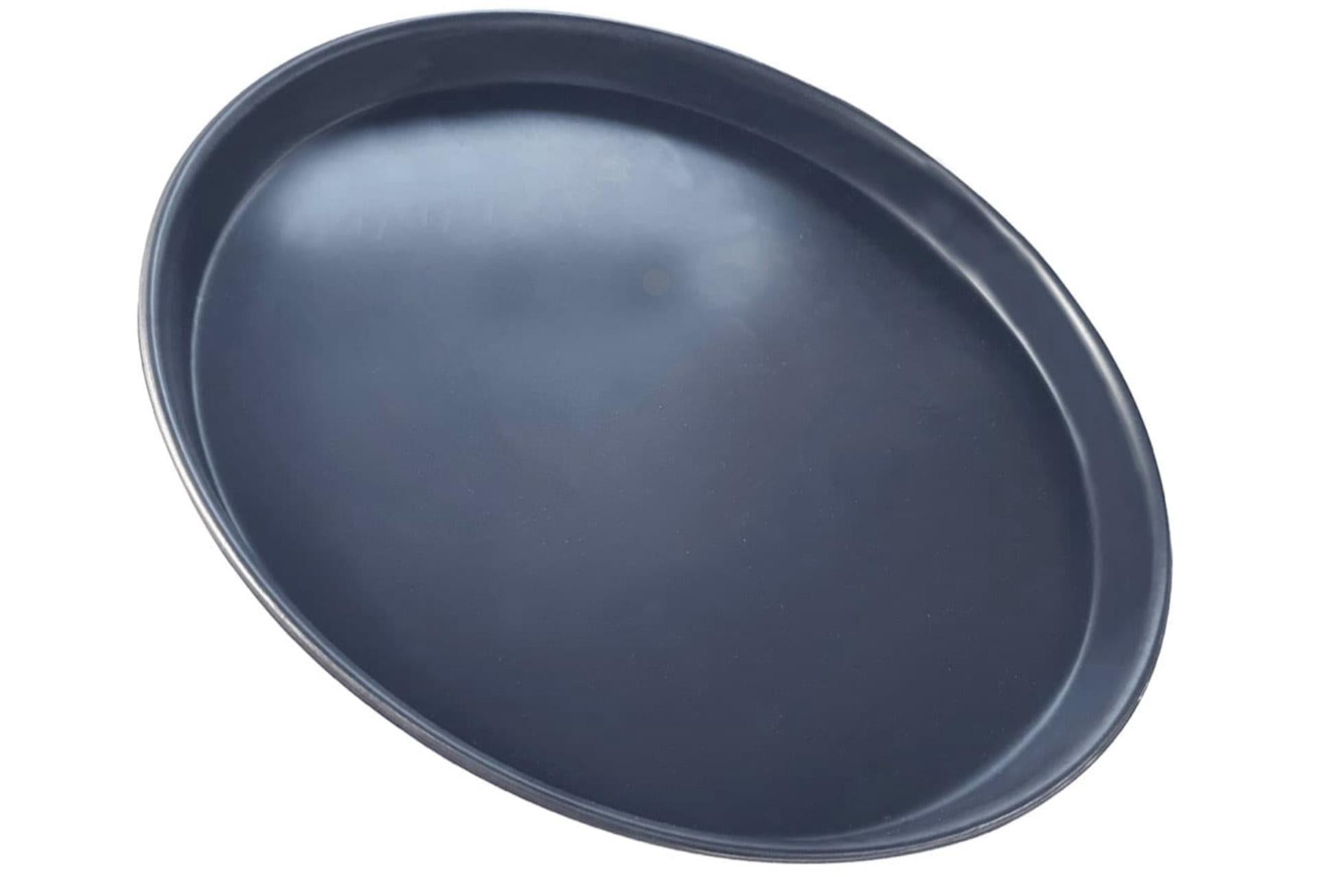 Cerutti Inox Teglia Tonda Ø24 cm - H.2.5 cm In Lamiera Blu Professionale Per Pizza