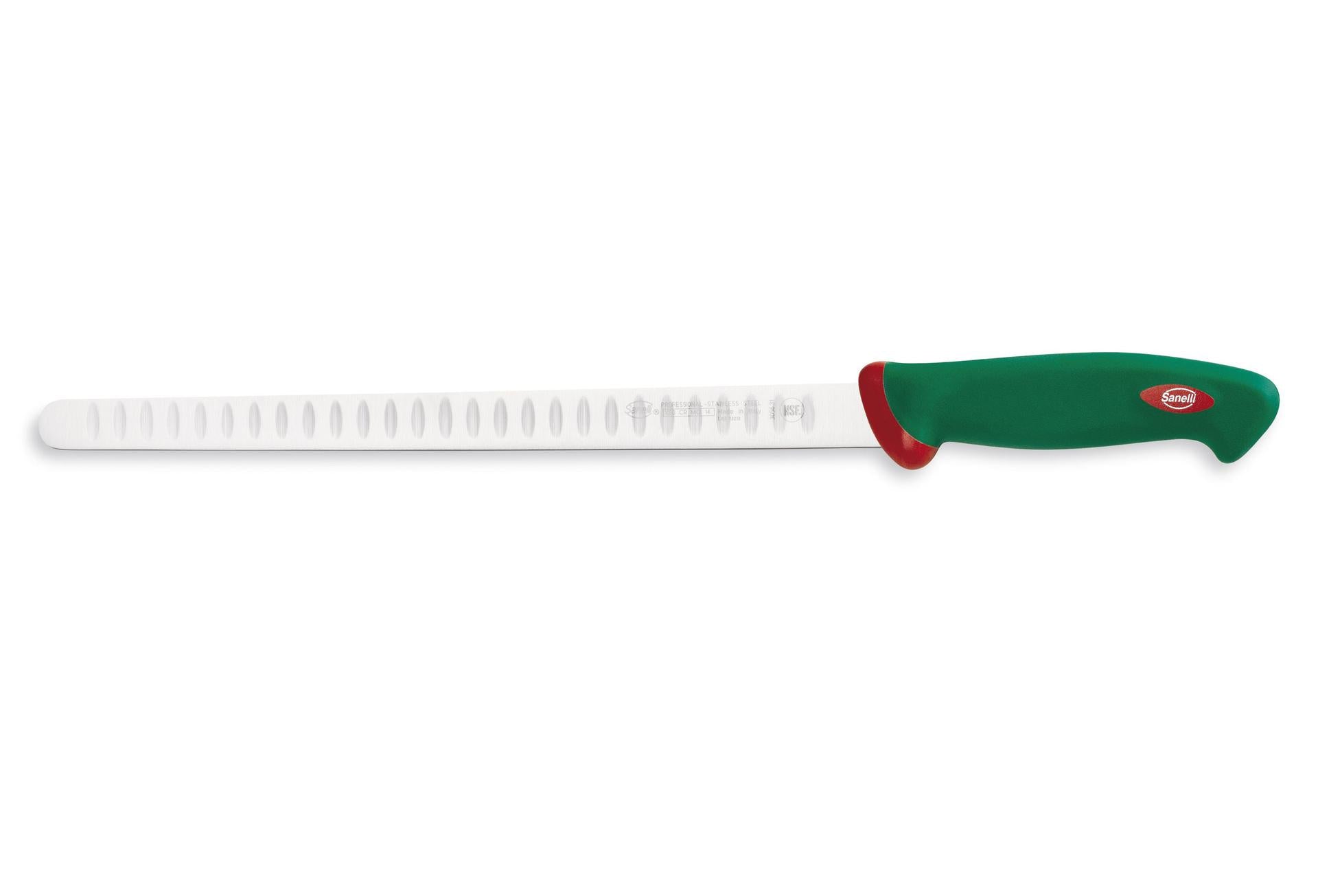 Sanelli Premana Coltello Salmone Olivato 3056-31A - Lama 31 cm