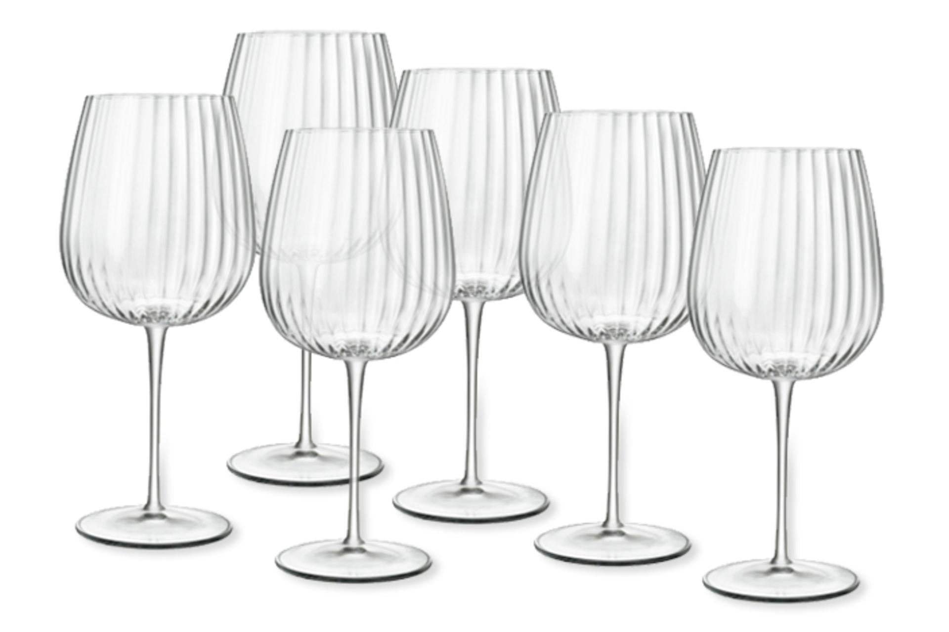 Bormioli Luigi Speakeasies Set 6 Calici Gin Glass 75 cl In Vetro Sonoro Superiore SON.hyx Con Steli Titanium Reinforce - Set 6 Pz