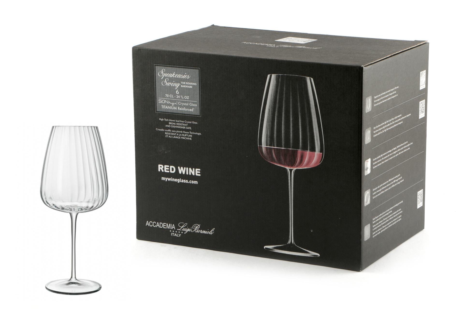 Bormioli Luigi Speakeasies Set 6 Calici Vino Rosso 70 cl In Vetro Sonoro Superiore Con Trattamento Titanium Reinforce - Set 6 Pz 3