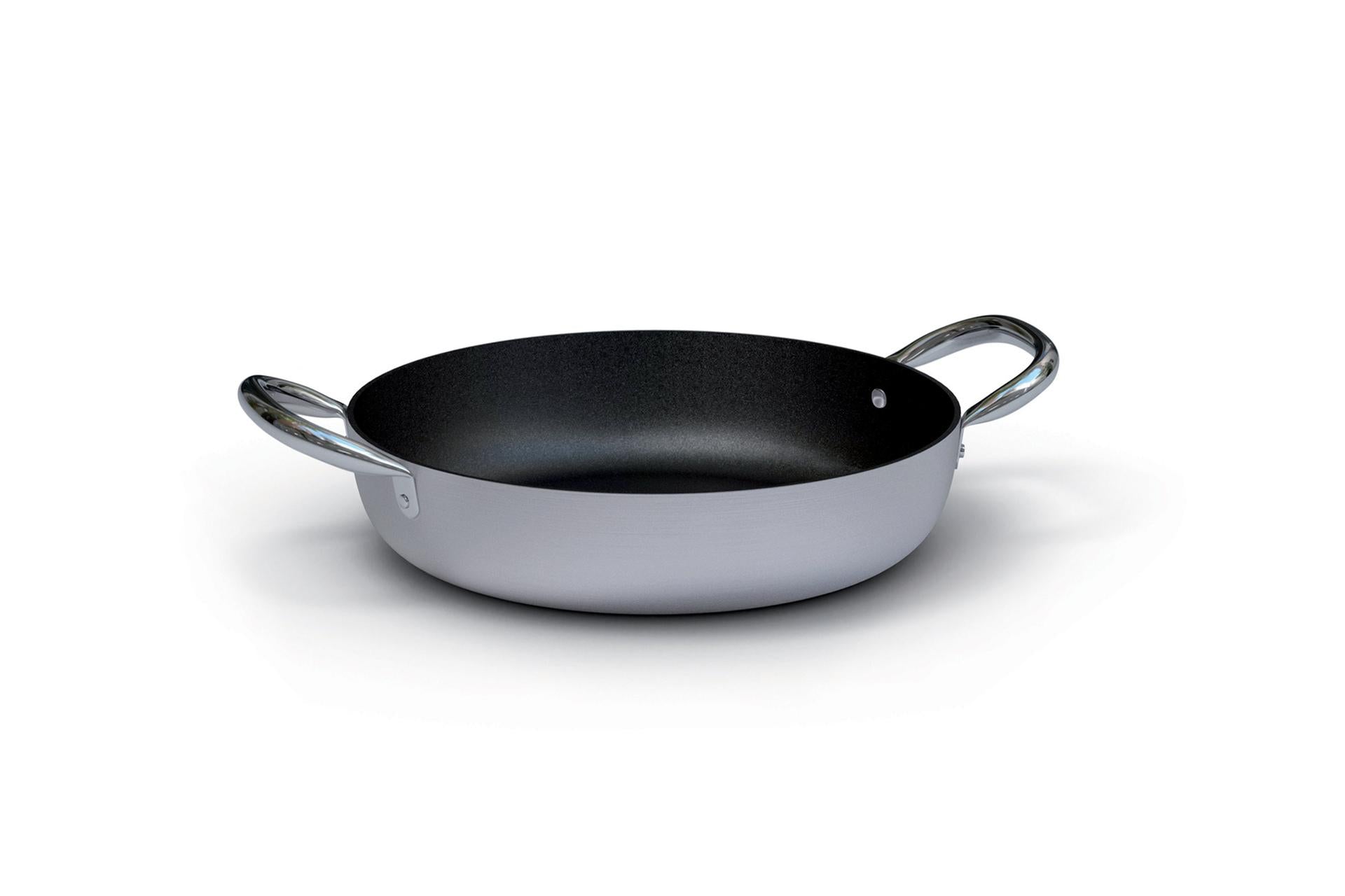Ballarini Professionale Tegame 2 Manici Ø28 cm - H6.5 cm In Lega di Alluminio Antiaderente Kerastone Profi
