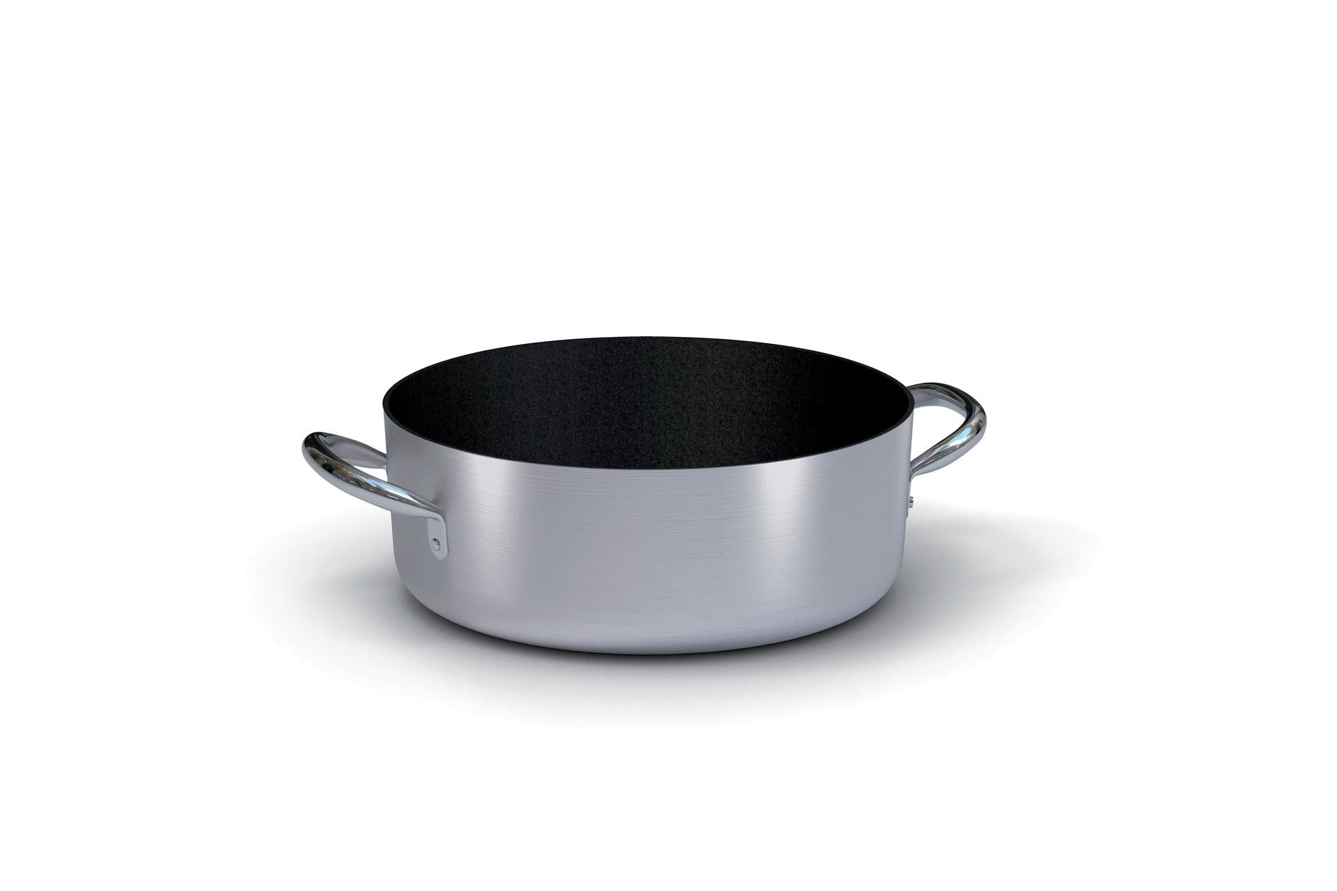 Ballarini Professionale Casseruola Bassa Ø20 cm - H8 cm In Lega di Alluminio Antiaderente Kerastone Profi