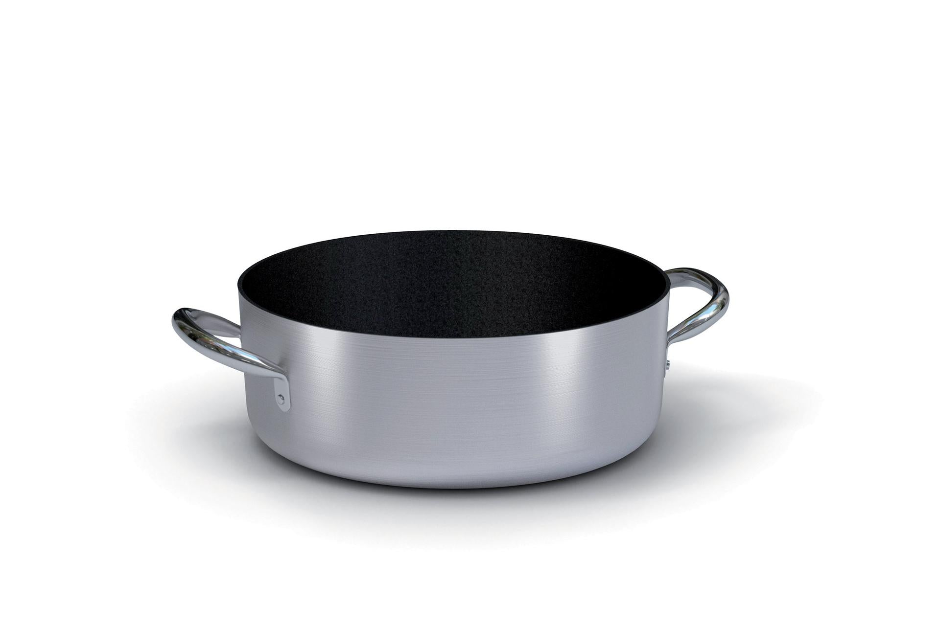 Ballarini Professionale Casseruola Bassa Ø32 cm - H10.5 cm In Lega di Alluminio Antiaderente Kerastone Profi