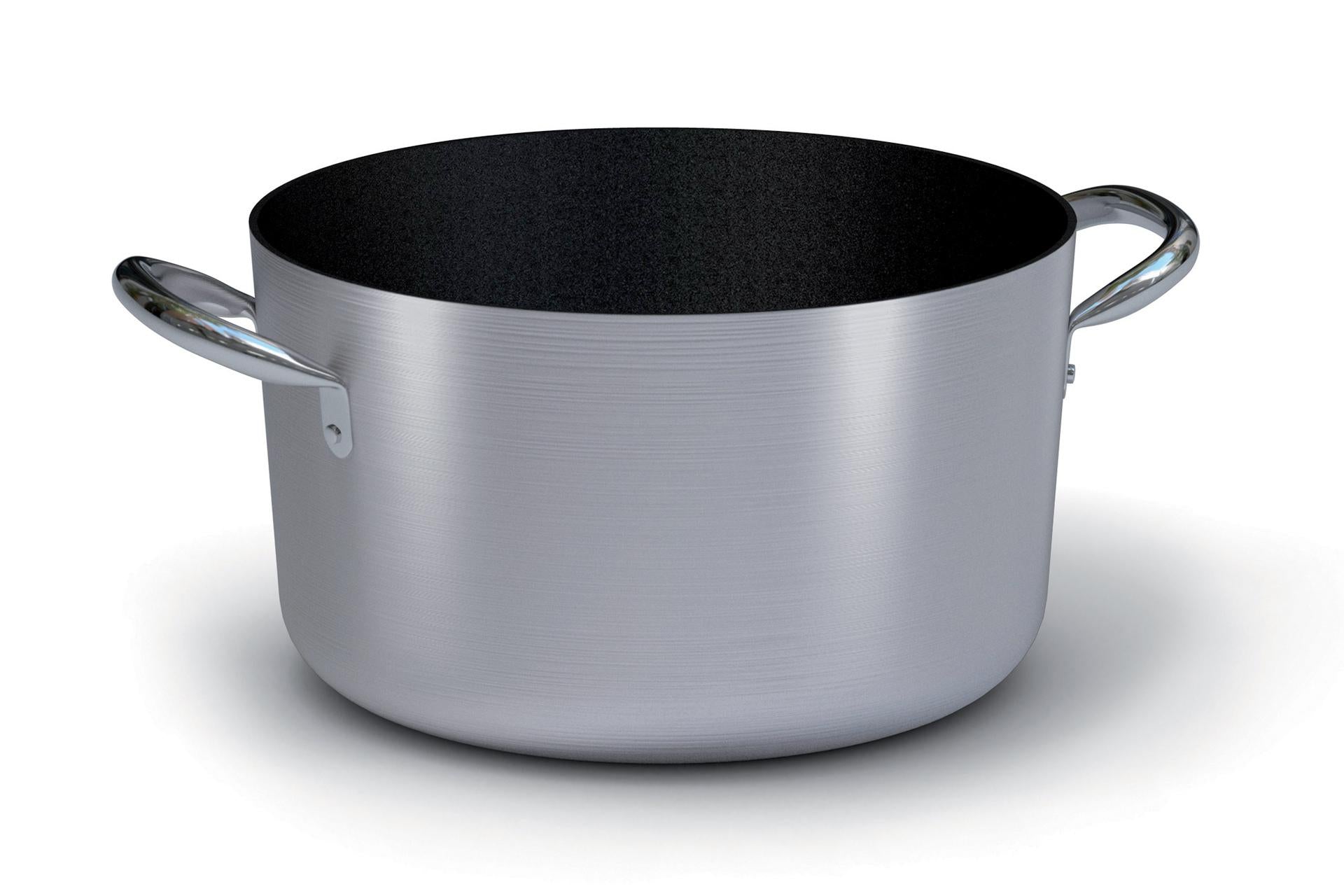 Ballarini Professionale Casseruola Media Ø45 cm - H25 cm In Lega di Alluminio Antiaderente Kerastone Profi