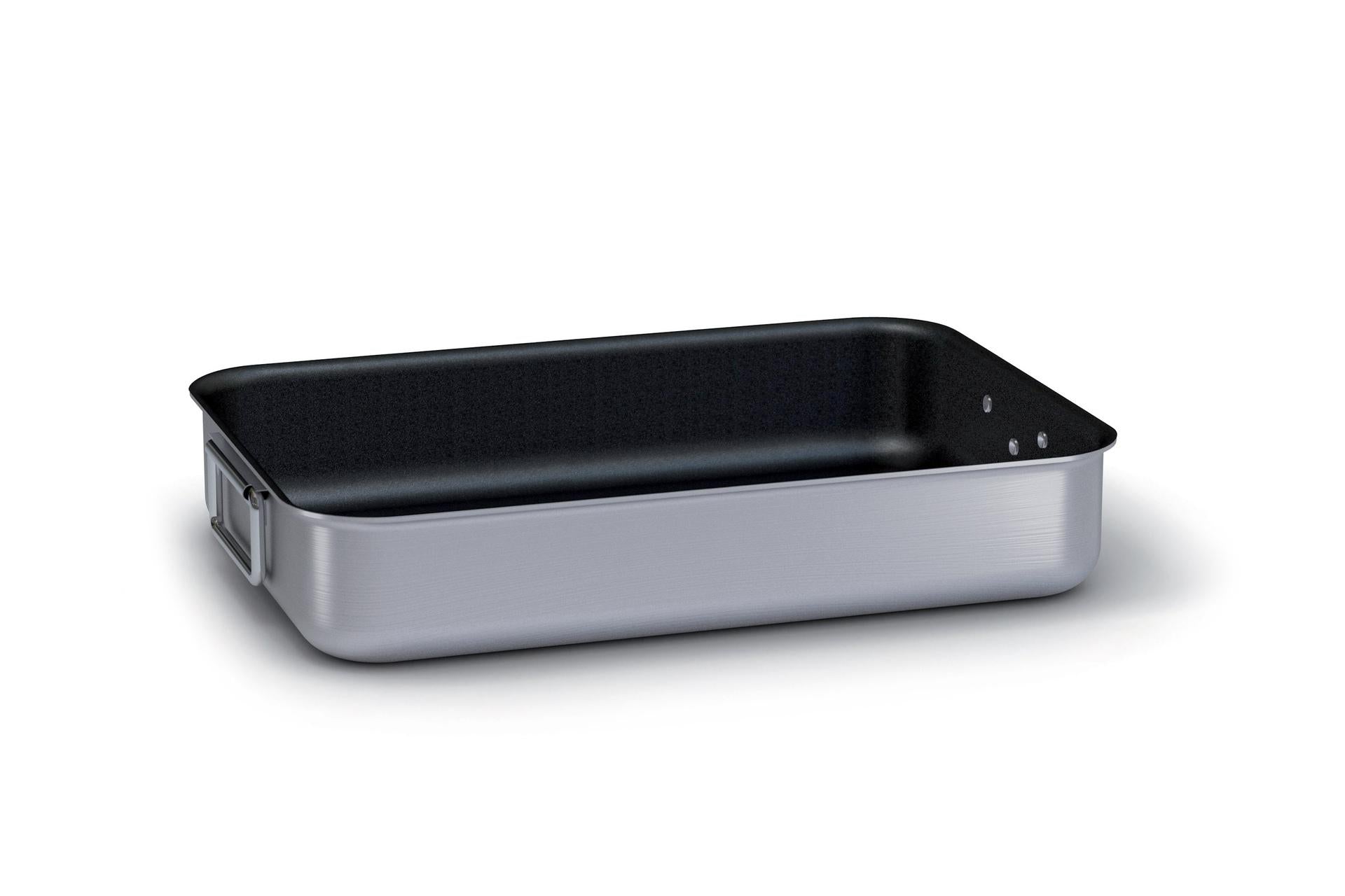 Ballarini Teglia Alta 2 Manici Ø45 cm H.8.5 cm - Linea Professionale In Lega di Alluminio Spessore 3 mm Con Rivestimento Keraston Antiaderente e Finitura Esterna Satinata