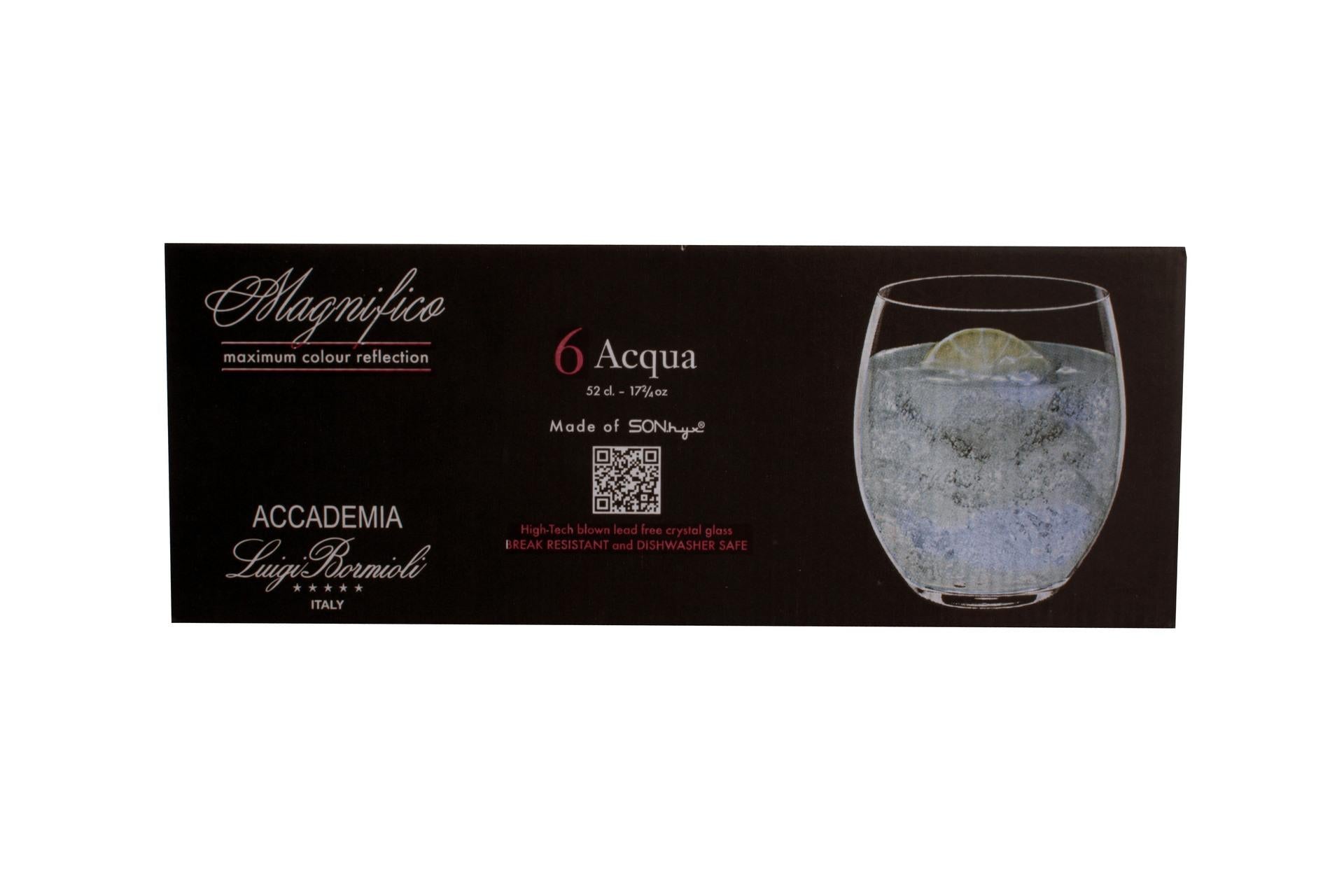 Bormioli Luigi Magnifico Set 6 Bicchieri Acqua 52 cl In Vetro Sonoro Superiore High Tech Senza Piombo - Set 6 Pz 5