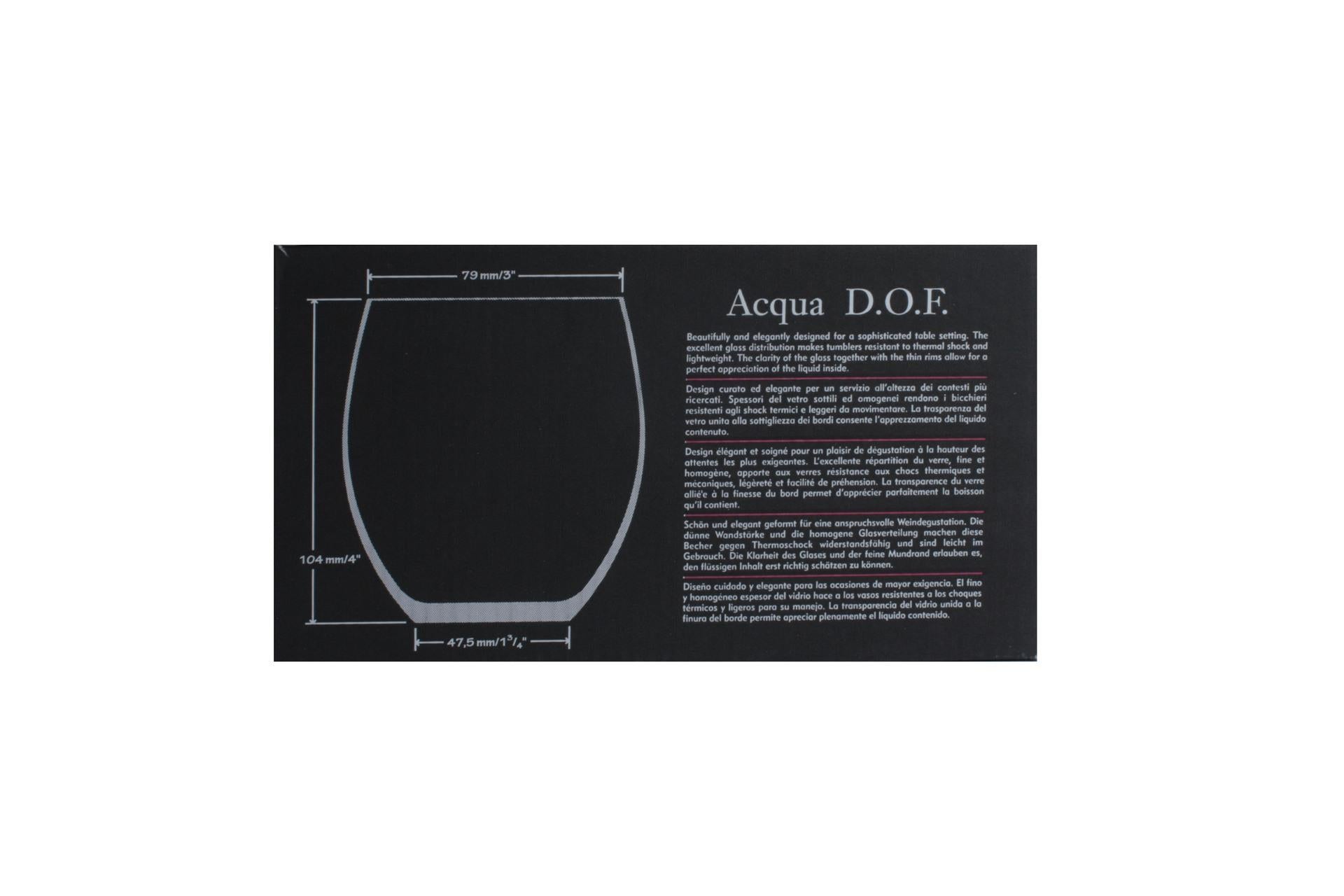 Bormioli Luigi Magnifico Set 6 Bicchieri Acqua 52 cl In Vetro Sonoro Superiore High Tech Senza Piombo - Set 6 Pz 7