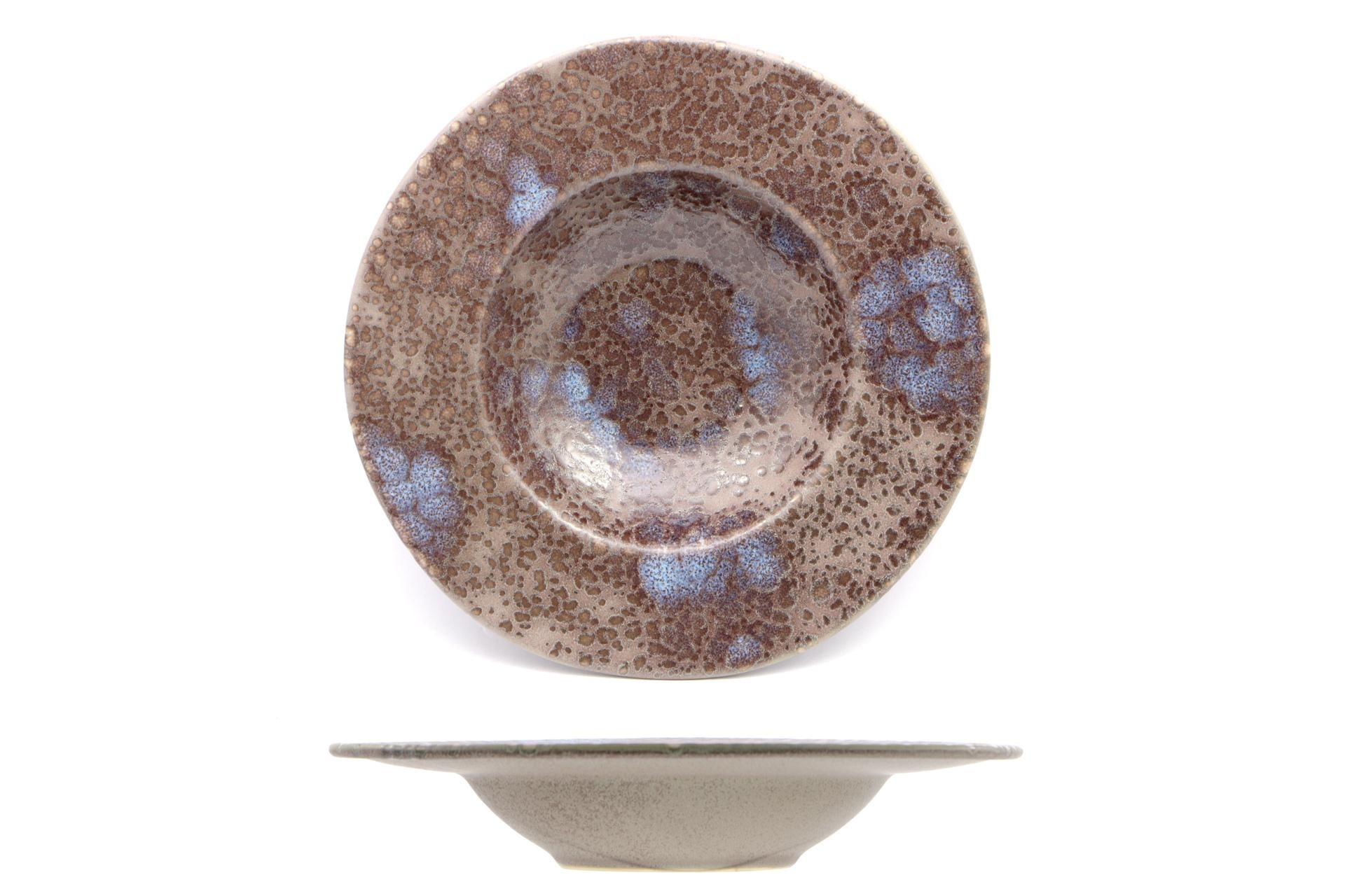 Import Tavola Professional Horus Pasta Bowl Ø27.5 cm - Interno Ø16 cm In Gres Porcellanato Con Finitura Reactive - Set 6 Pz