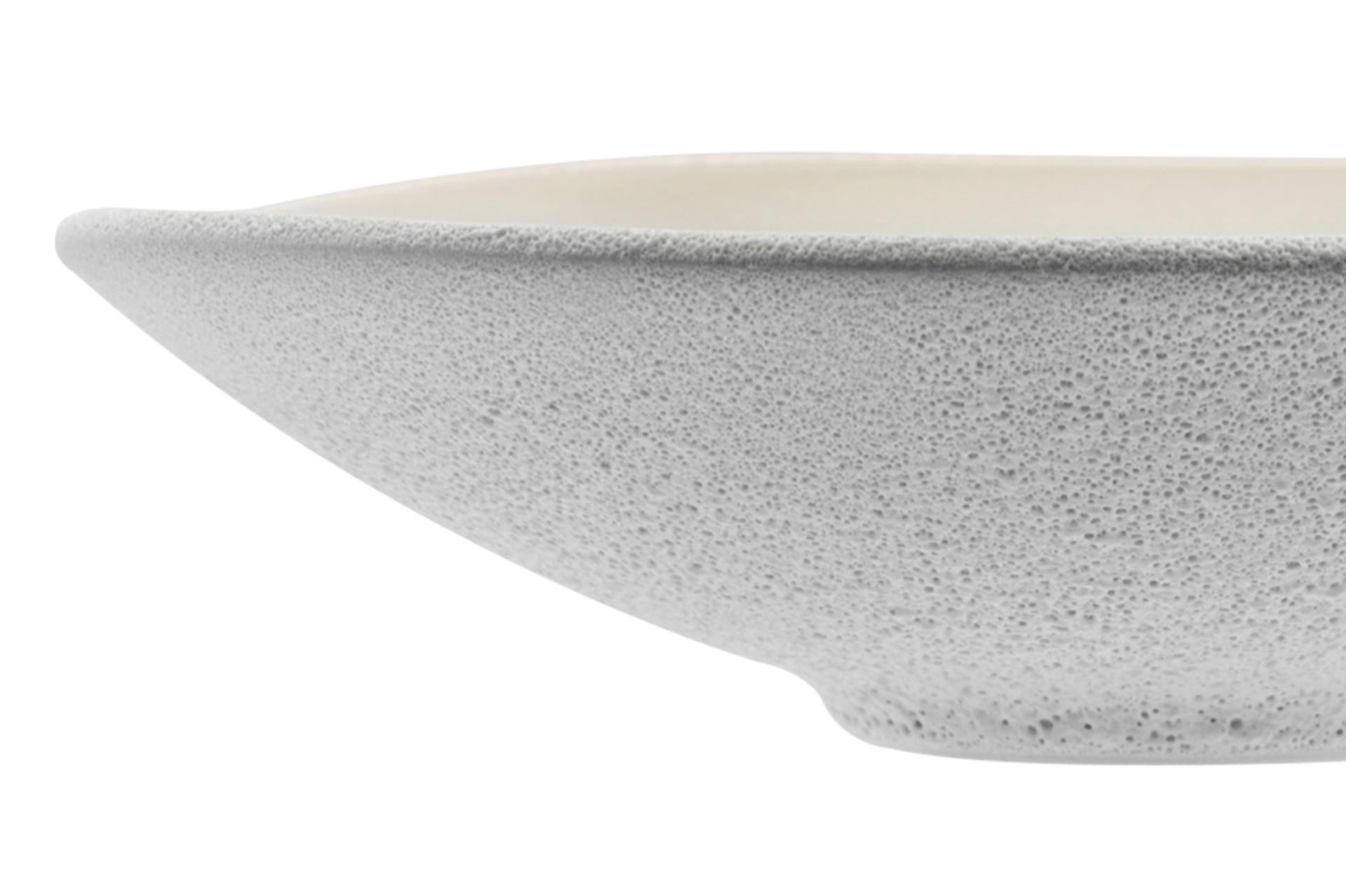 Import Tavola Professional Genesys Evo Grey Pasta Bowl Ø29.5 cm In Porcellana Effetto Pietra - Set 6 Pz