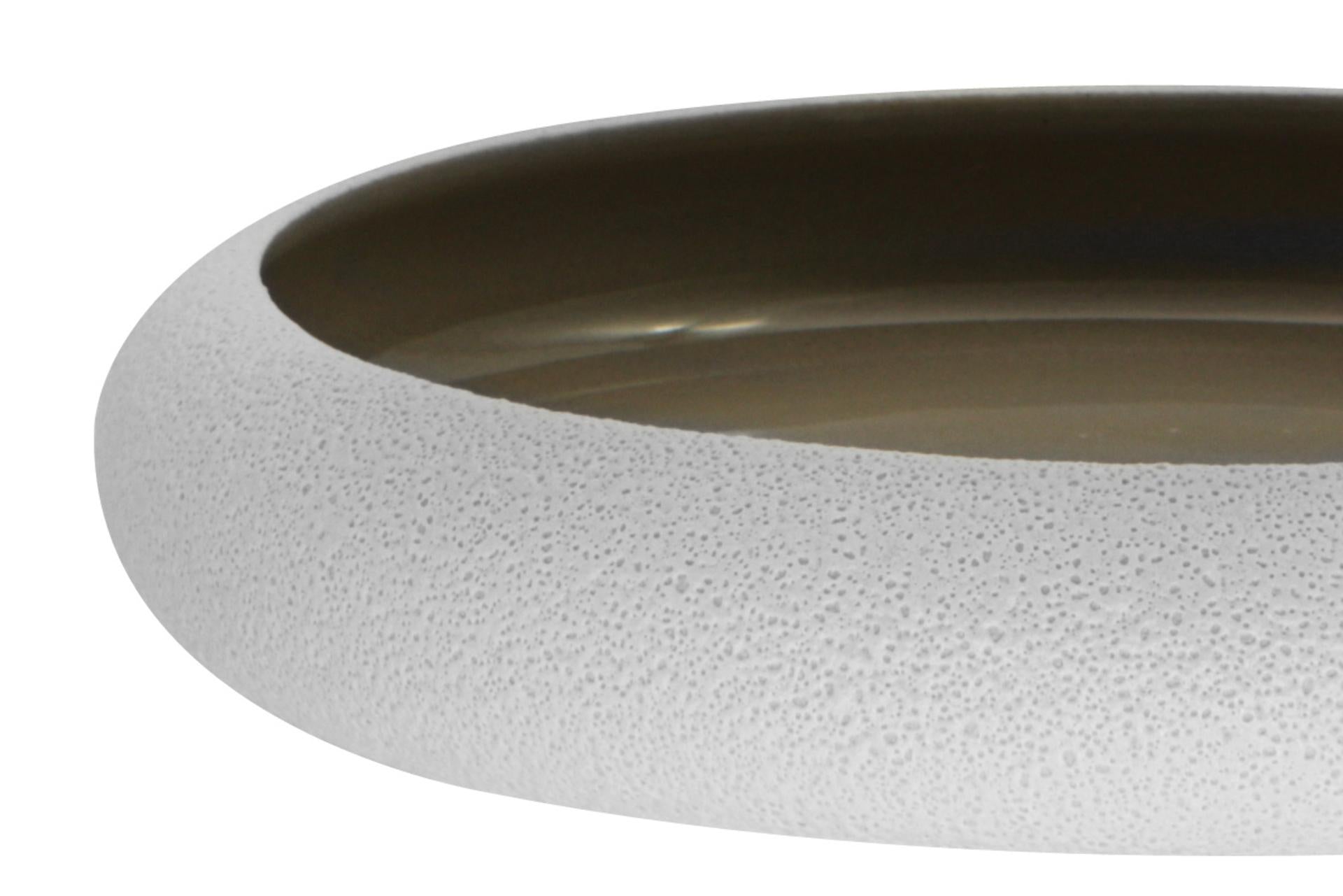 Genesys Evo Grey Piatto Alto a Nido Ø27 cm In Porcellana Effetto Pietra