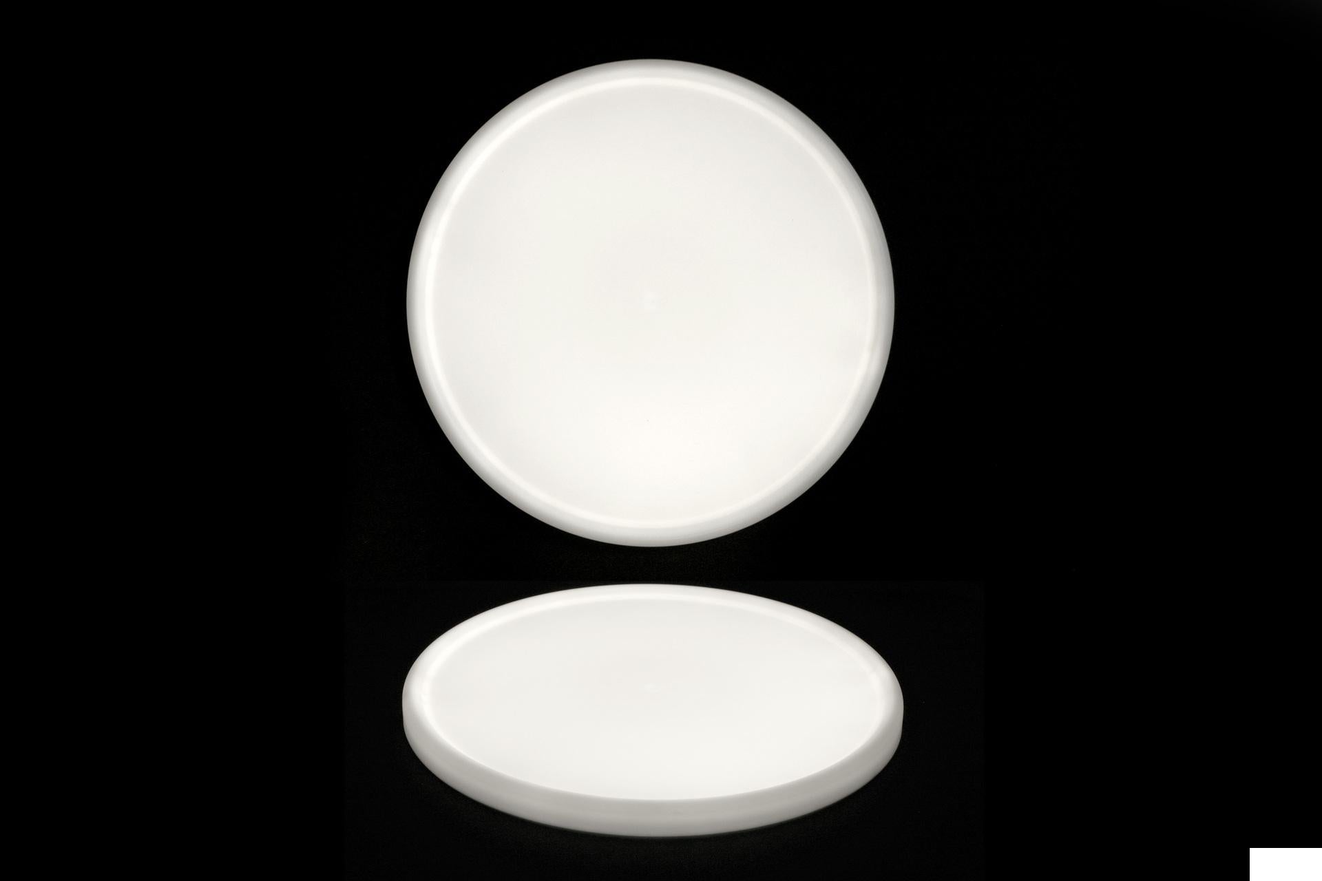 Import Tavola Professional Moon Sottopiatto Vassoio Luminoso Ø32 cm Bianco In Policarbonato Con LED Ricaricabile