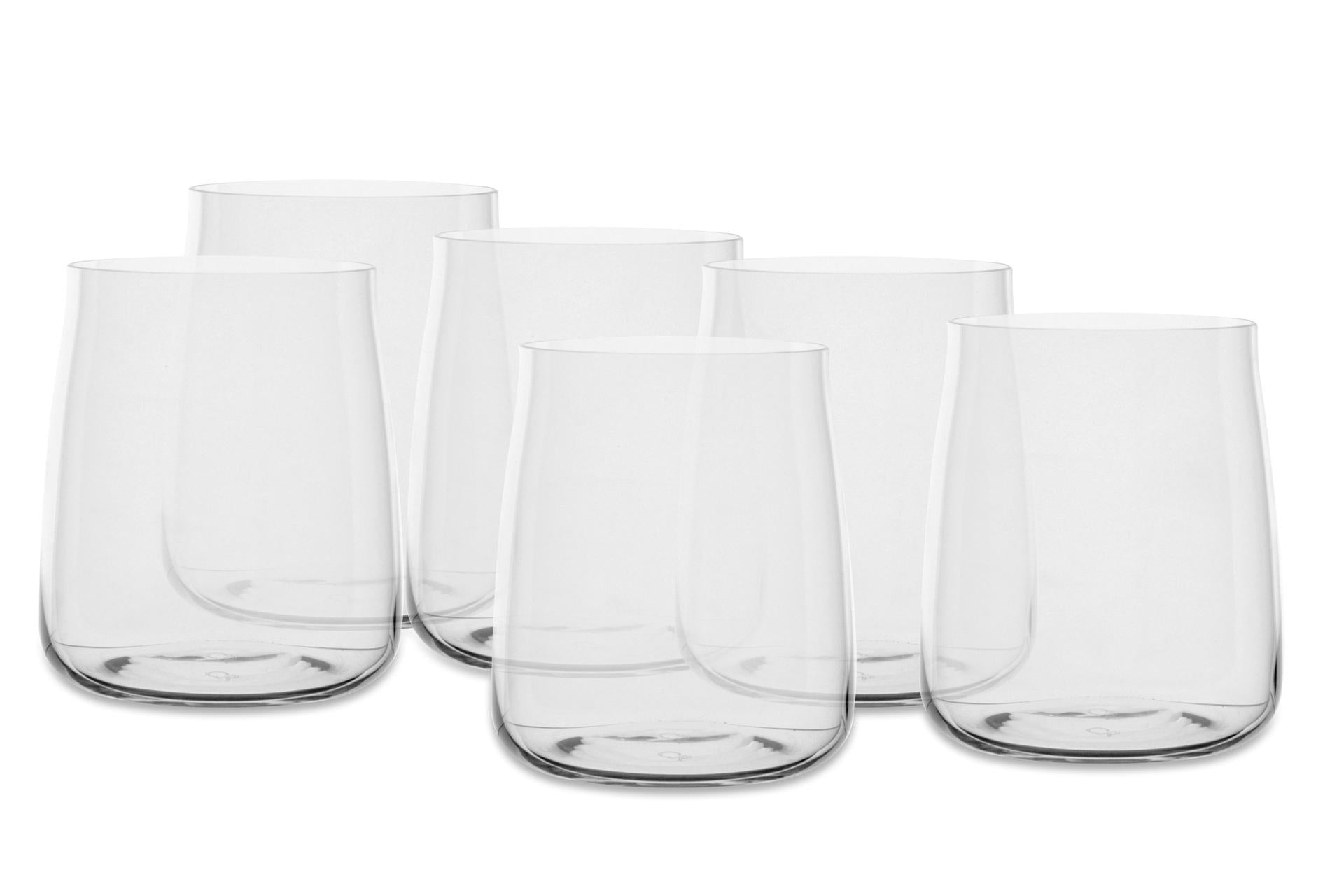 RCR Cristalleria Italiana Essential Set 6 Bicchieri Acqua 42 cl In Luxion Eco Crystal Glass - Set 6 Pz