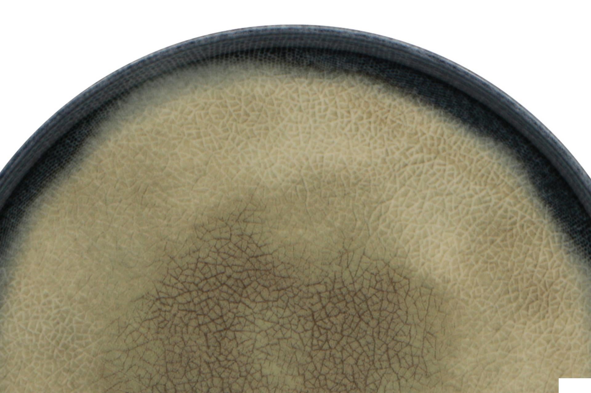 Kutahya Seramik Arizona Piatto Nordico Ø20 cm In Porcellana Decorata - Set 12 Pz